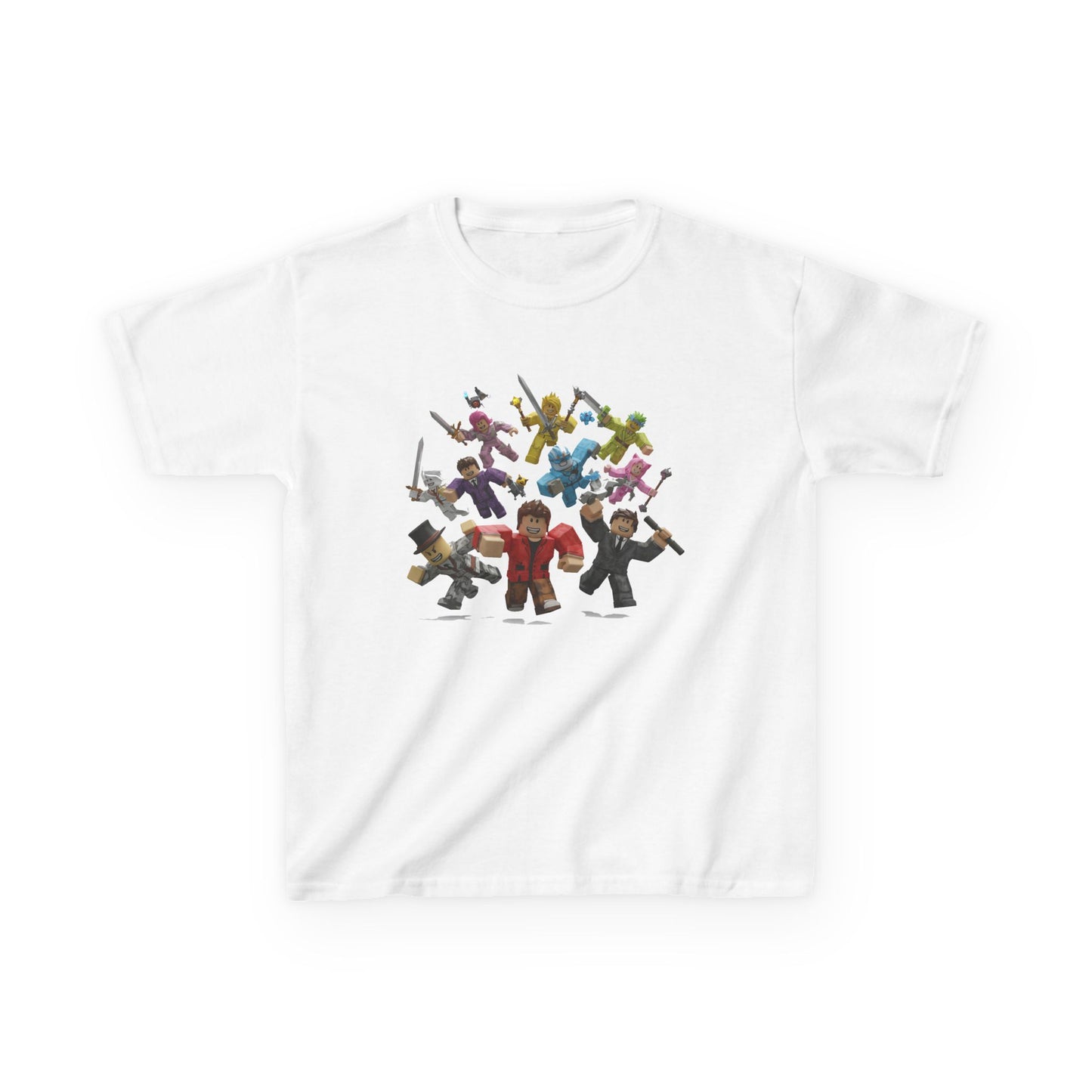 Pixel Power Kids Tee - Voxel Adventure Edition