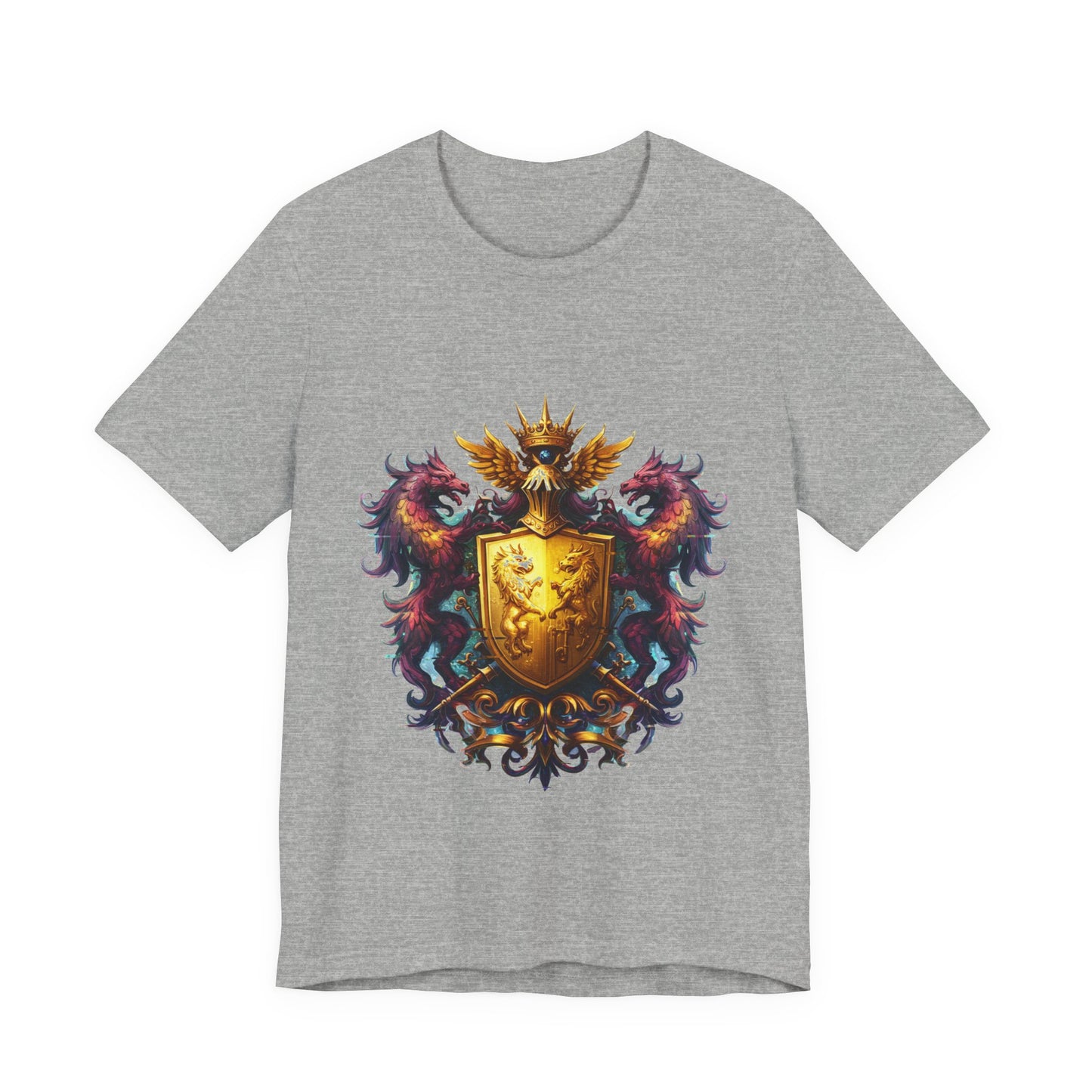 Guild Emblem Fusion Tee - Trendy Unisex Jersey Style