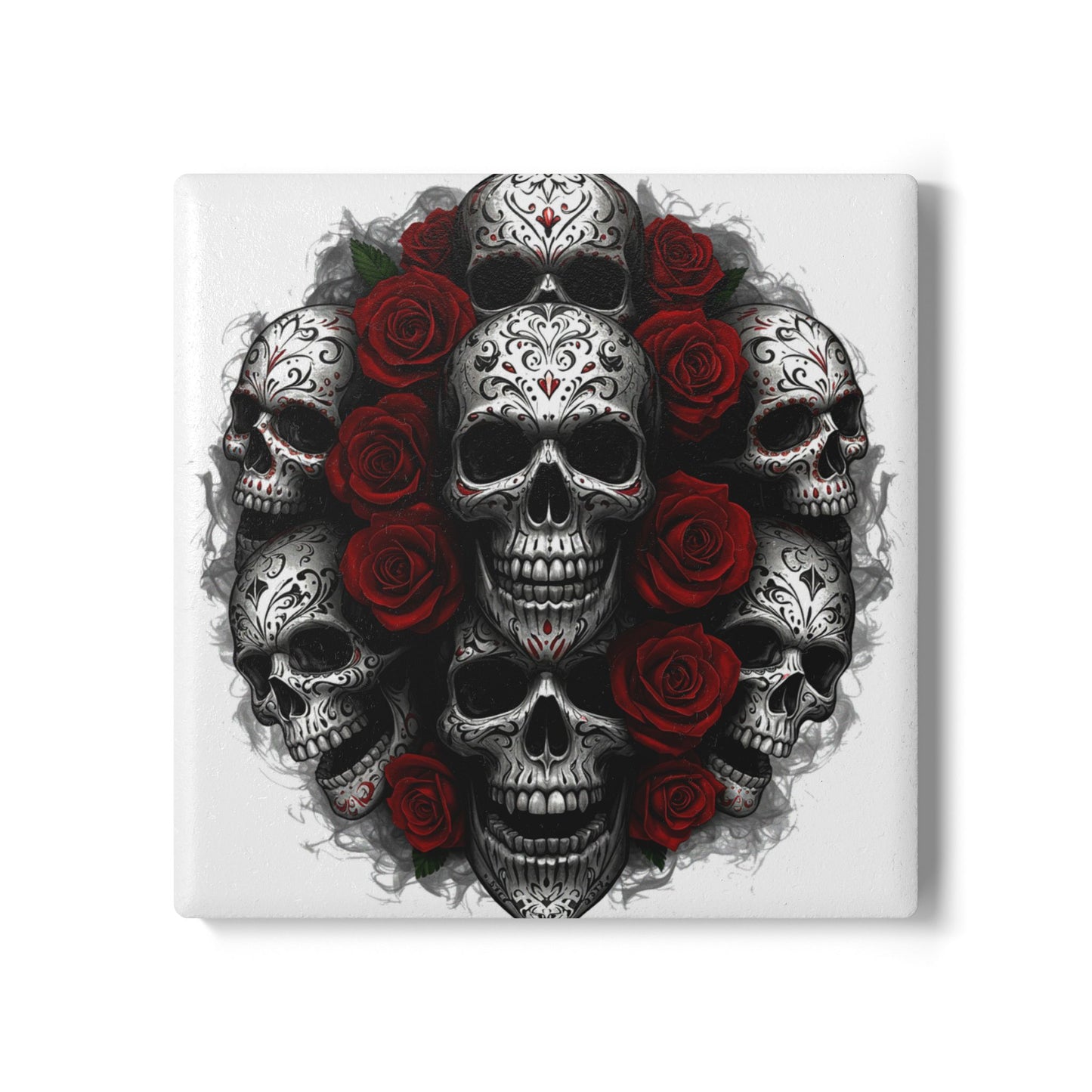 LaCatrina Edge: Daring Ceramic Coaster #35
