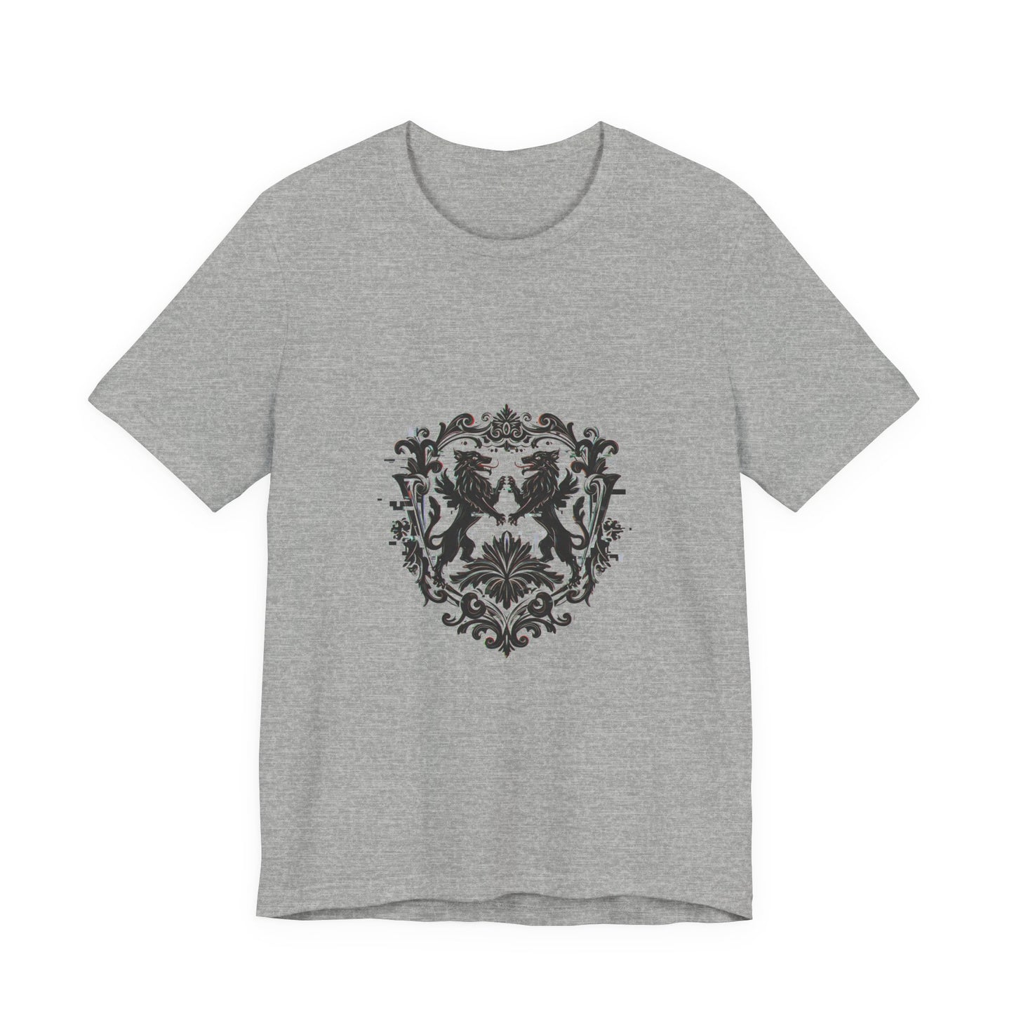 Glitch Heraldry Unisex Tee – Trendsetting Style