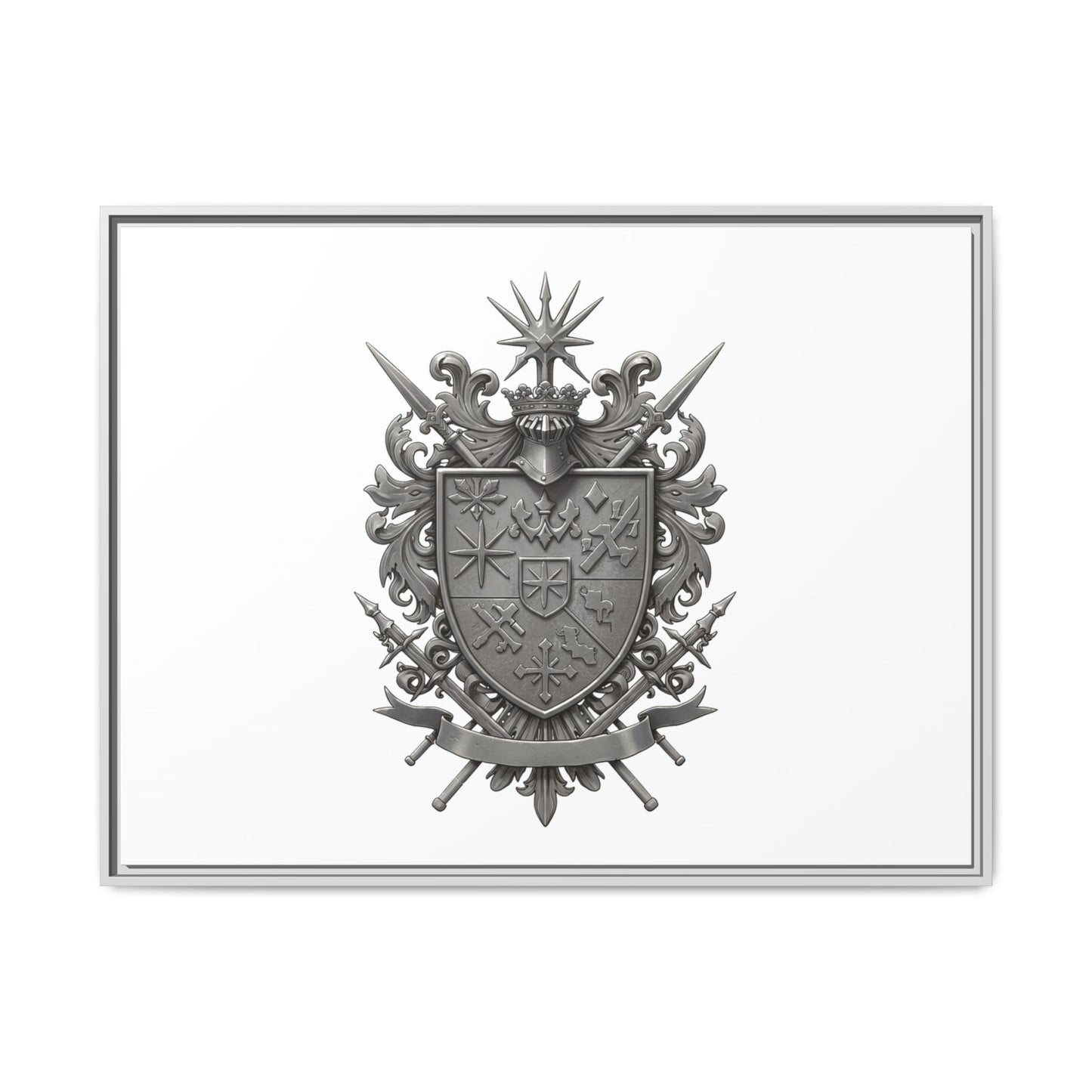 Elegant Guild #8 - Professional Multi-Color Framed Canvas