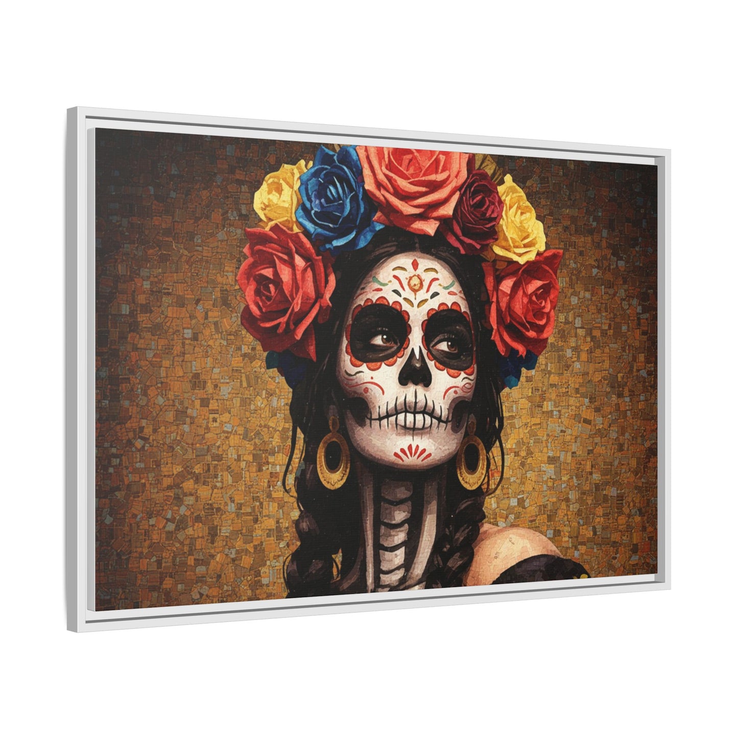 LaCatrina Elegance #15: Multicolor Matte Framed Canvas