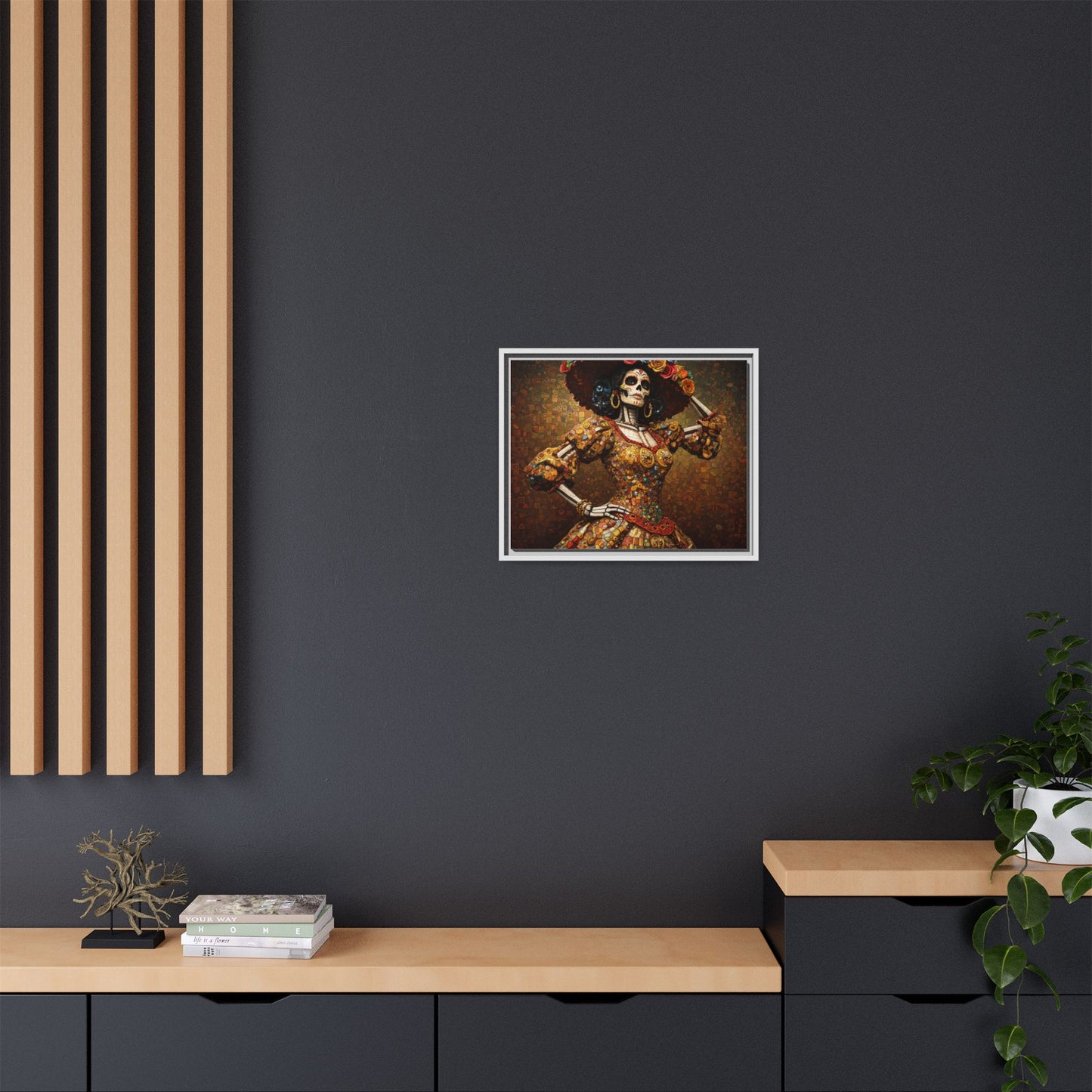 LaCatrina Essence #24 - Professional Multi-Color Framed Matte Canvas
