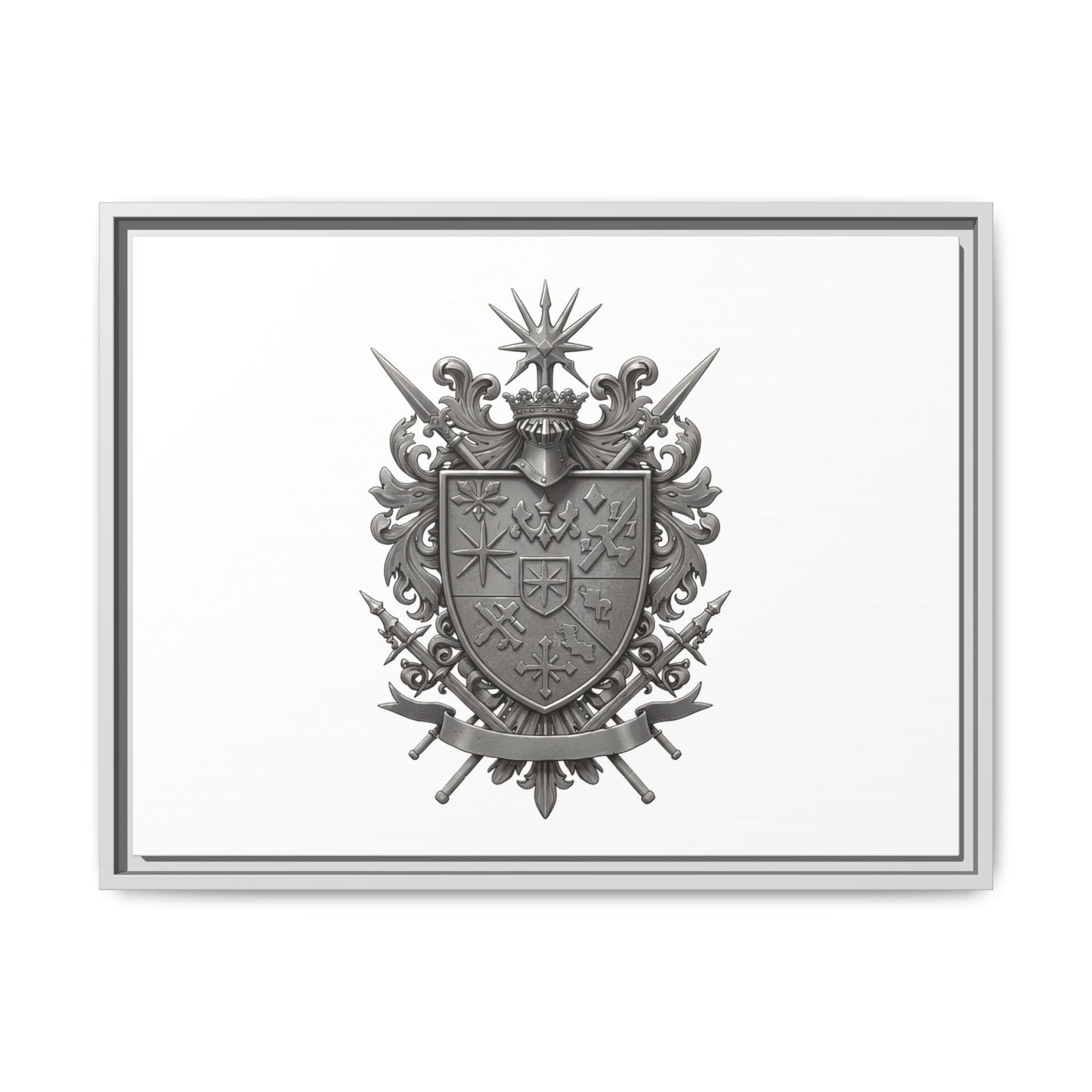 Elegant Guild #8 - Professional Multi-Color Framed Canvas