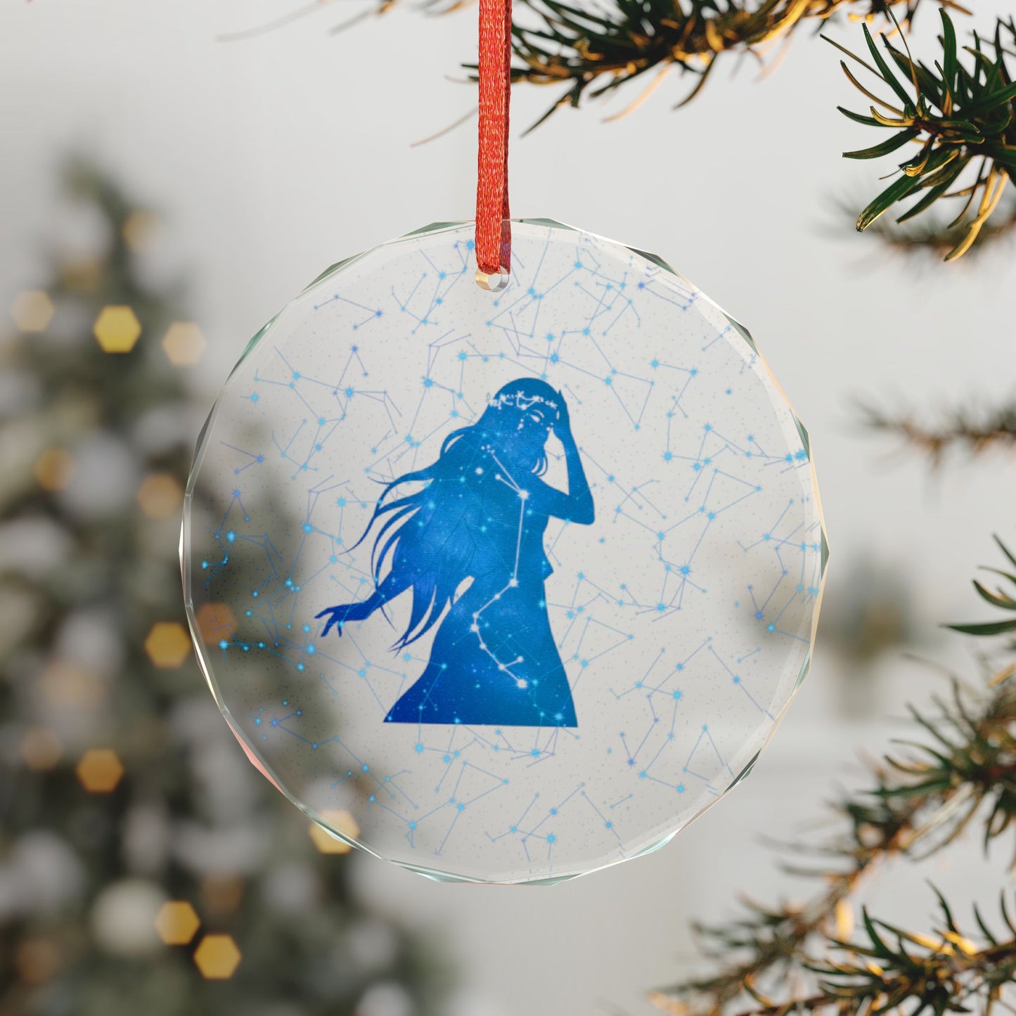 Virgo Vibe - Edgy Zodiac Crystal Ornament #13