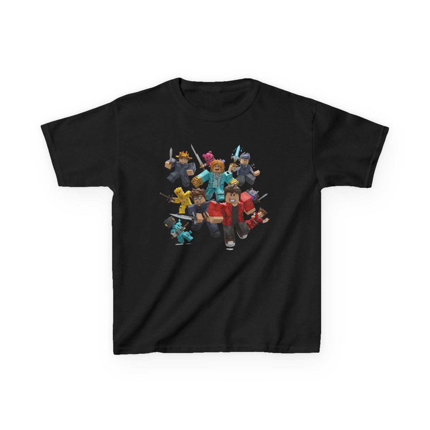 Voxel Adventure Kids Heavy Cotton Tee - Trendy Edition