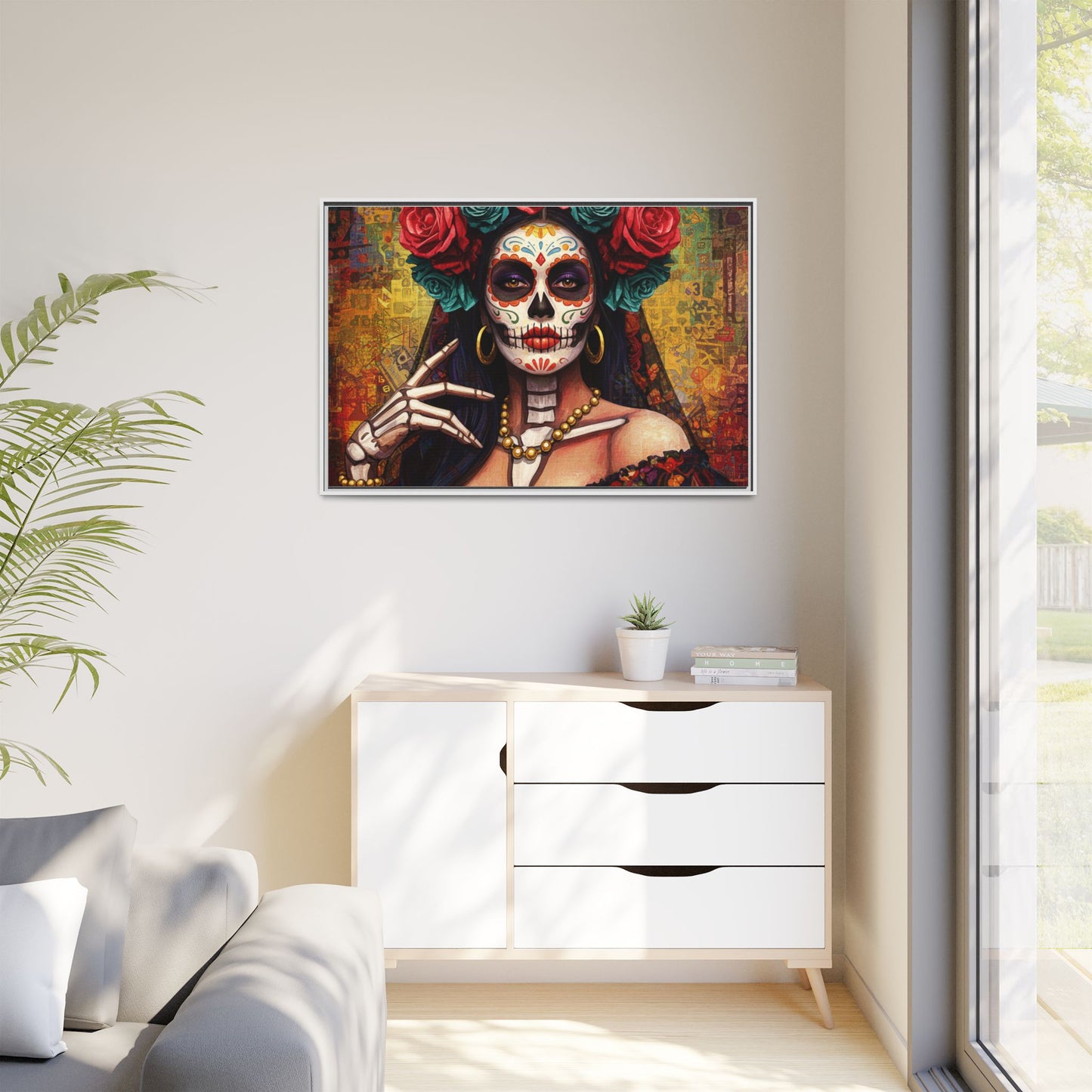 LaCatrina Elegance: Professional Multi-Color Framed Matte Canvas #9