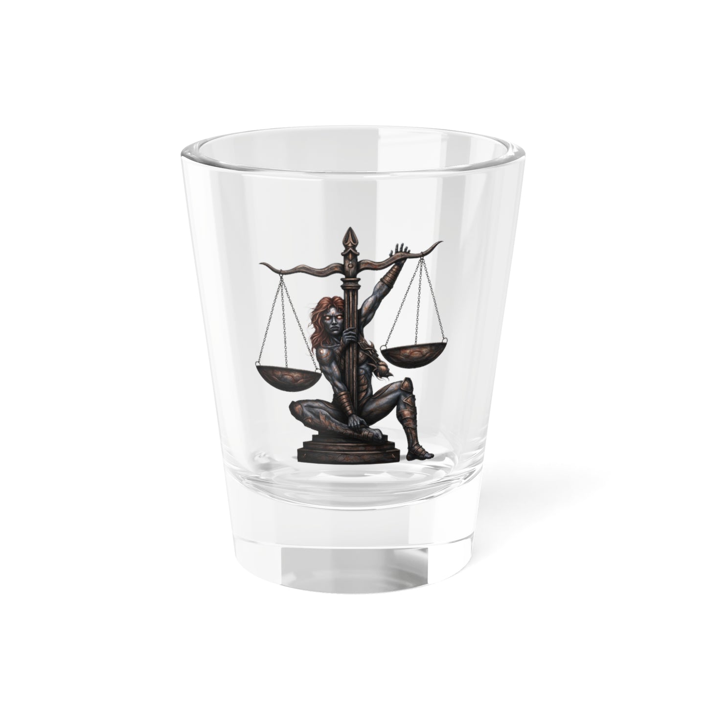 Libra Zodiac Starlight 1.5oz Shot Glass