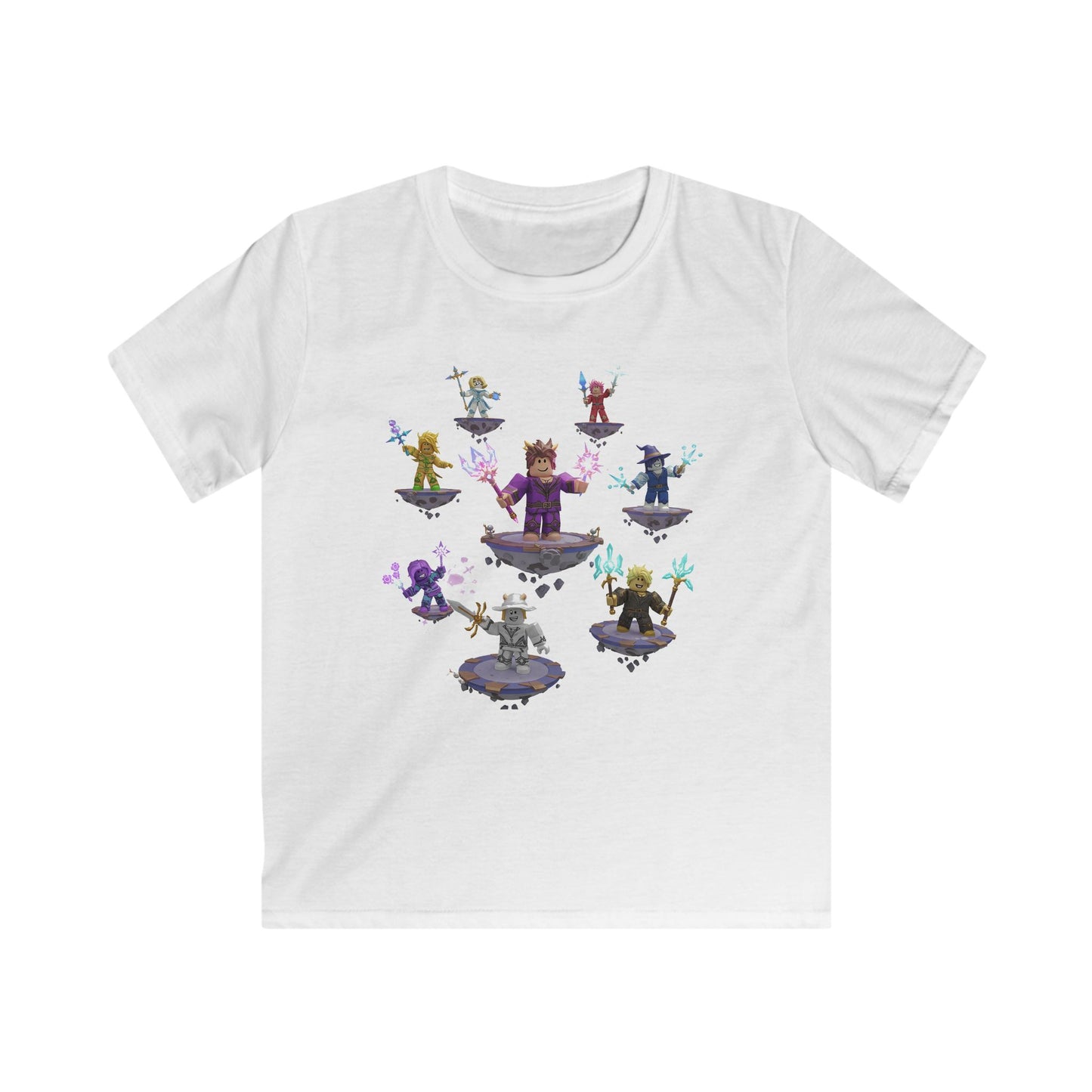 Pixel Pals Adventure Kids Tee - Voxel Voyage Edition