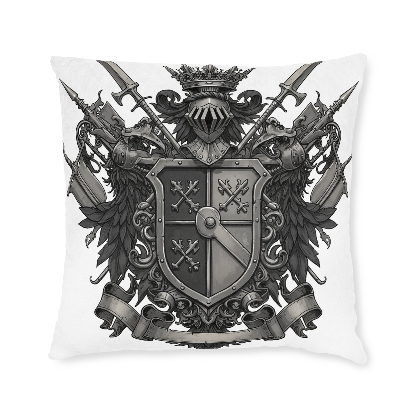 Edgy Enclave - Dual Guild Square Pillow