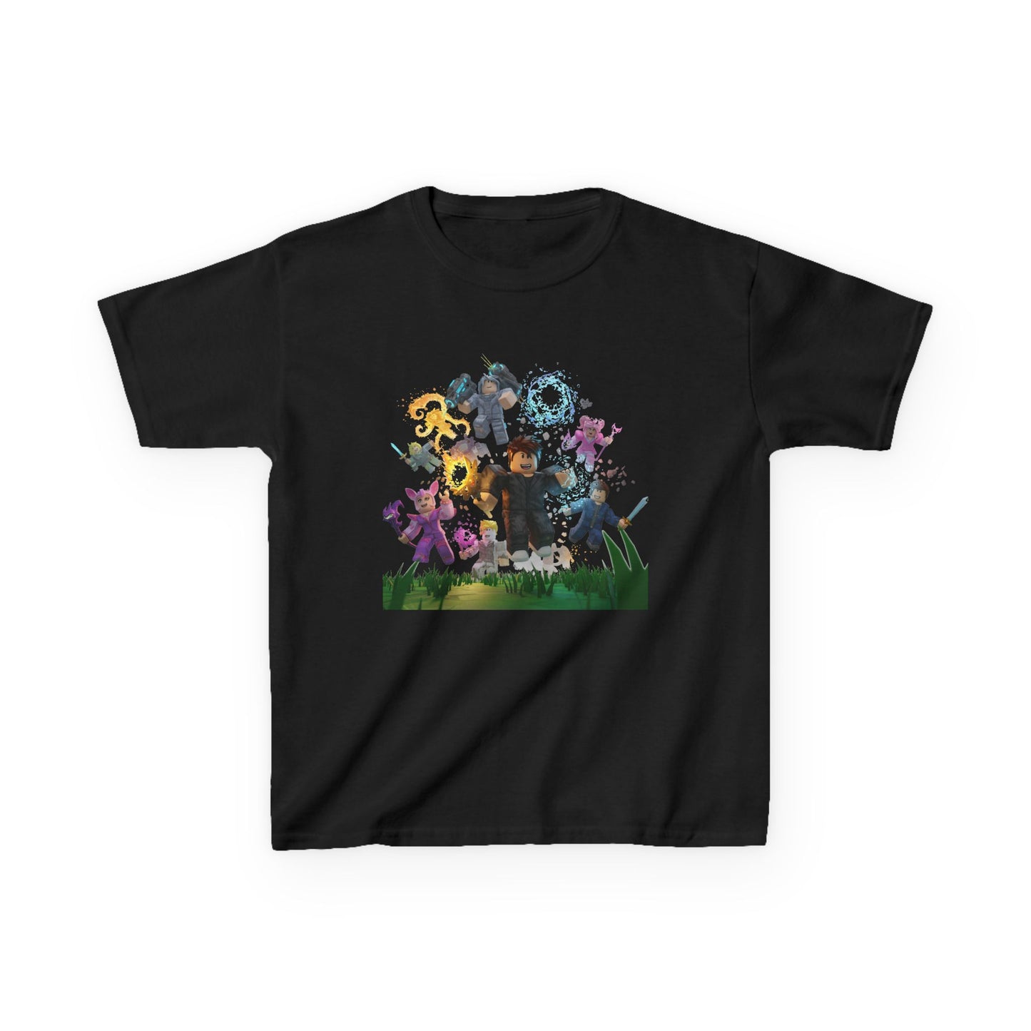 Voxel Adventure Kids Heavy Cotton Tee - Trendy Edition