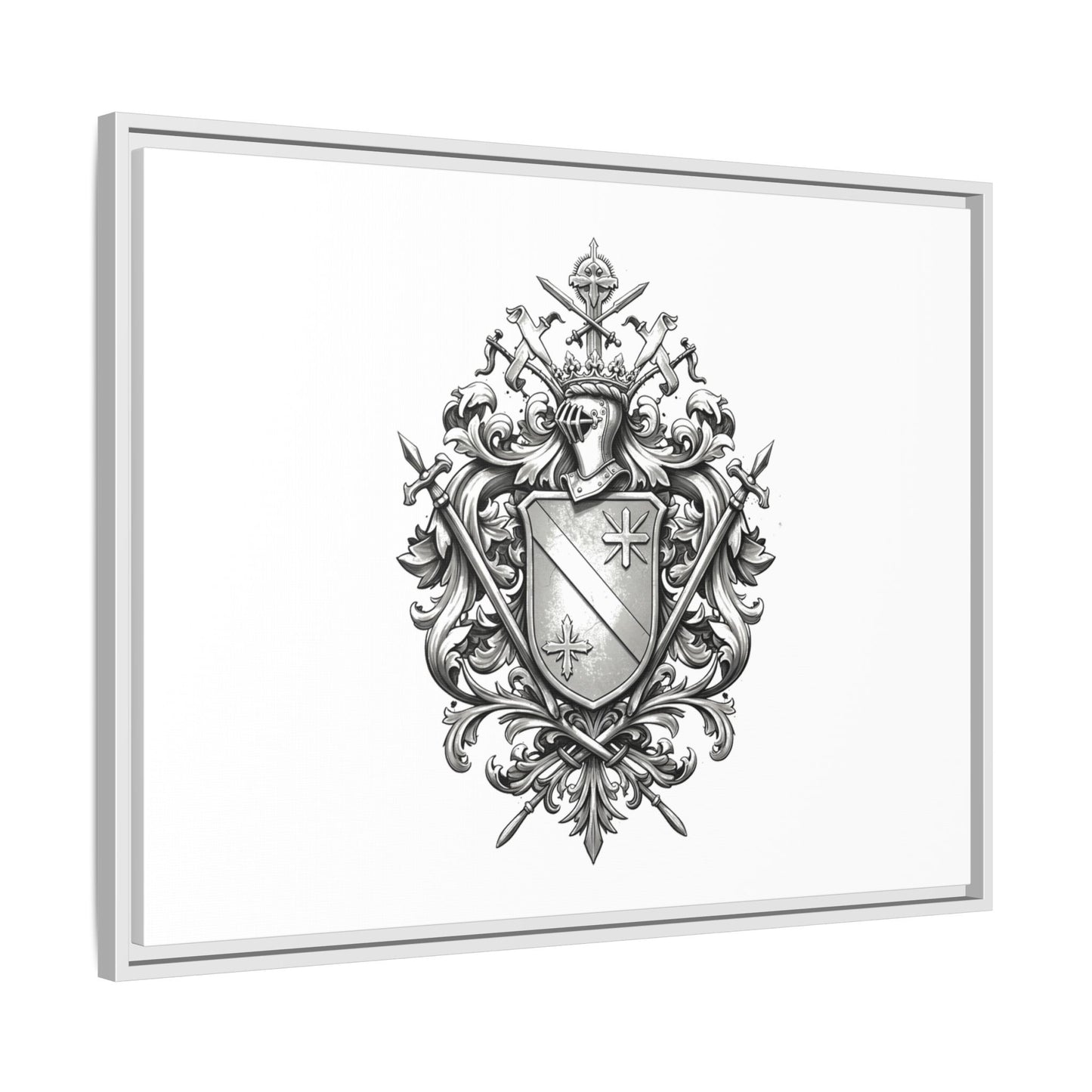 Guild #52 Elegance: Premium Multicolor Framed Matte Canvas