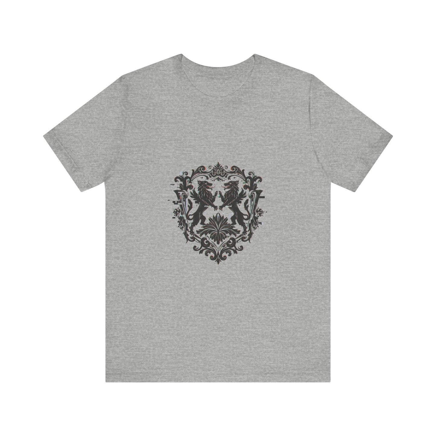Glitch Heraldry Unisex Tee – Trendsetting Style