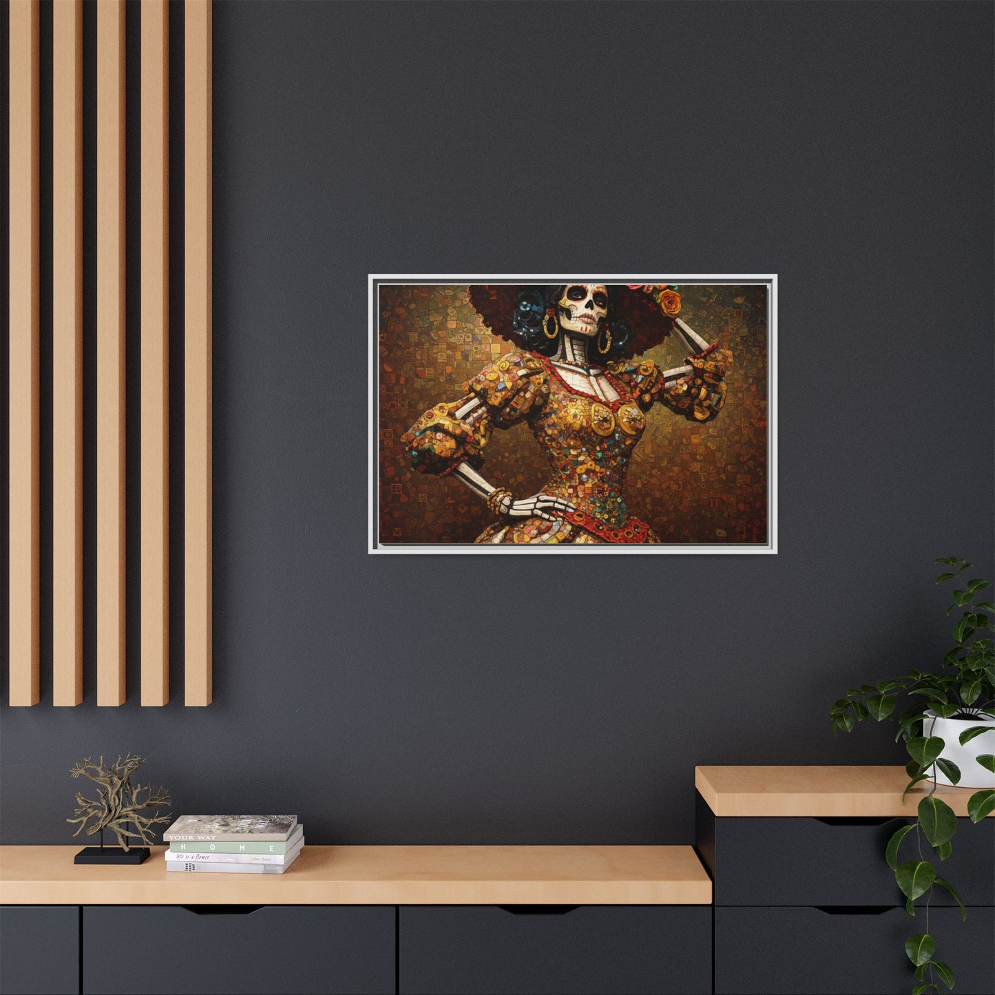 LaCatrina Essence #24 - Professional Multi-Color Framed Matte Canvas