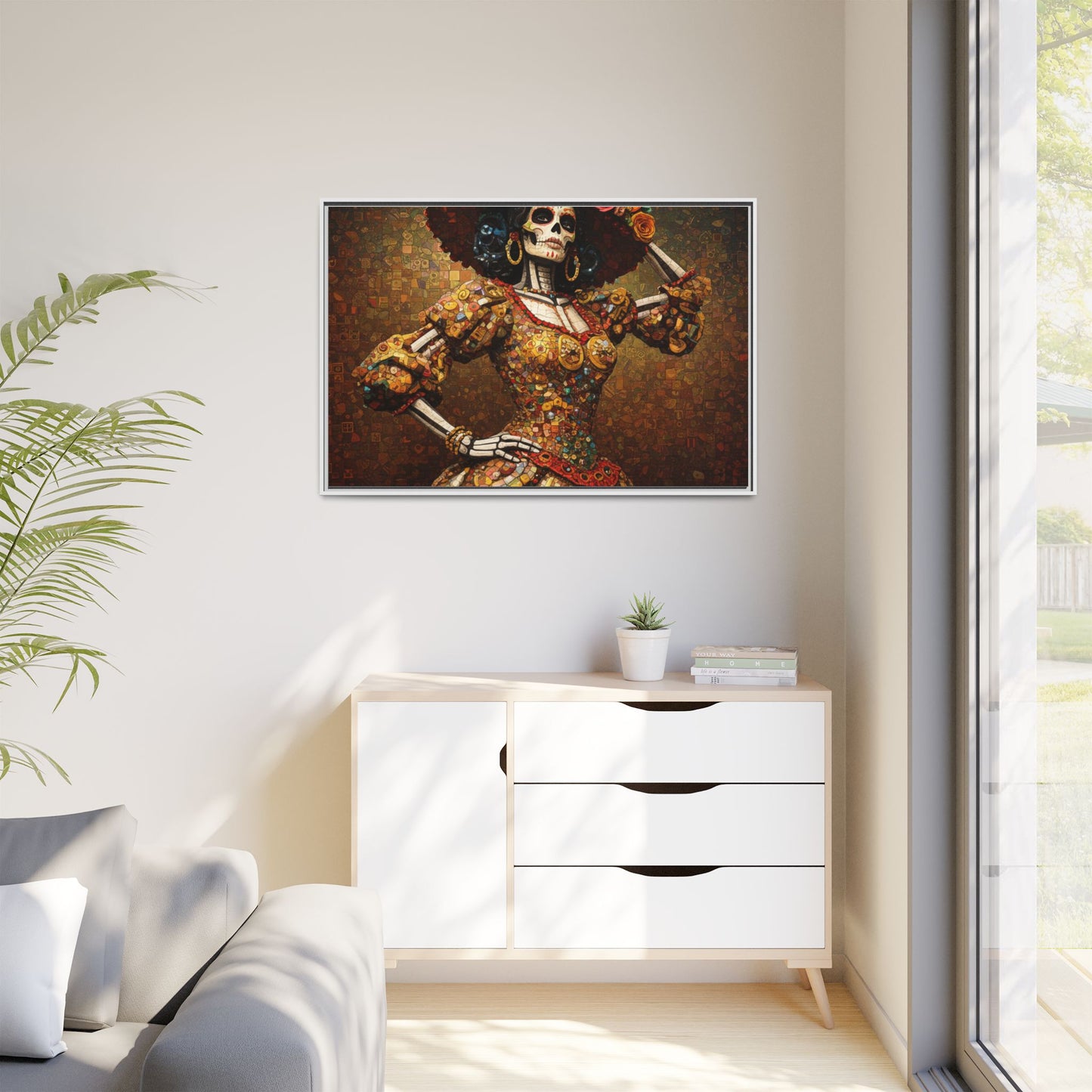 LaCatrina Essence #24 - Professional Multi-Color Framed Matte Canvas