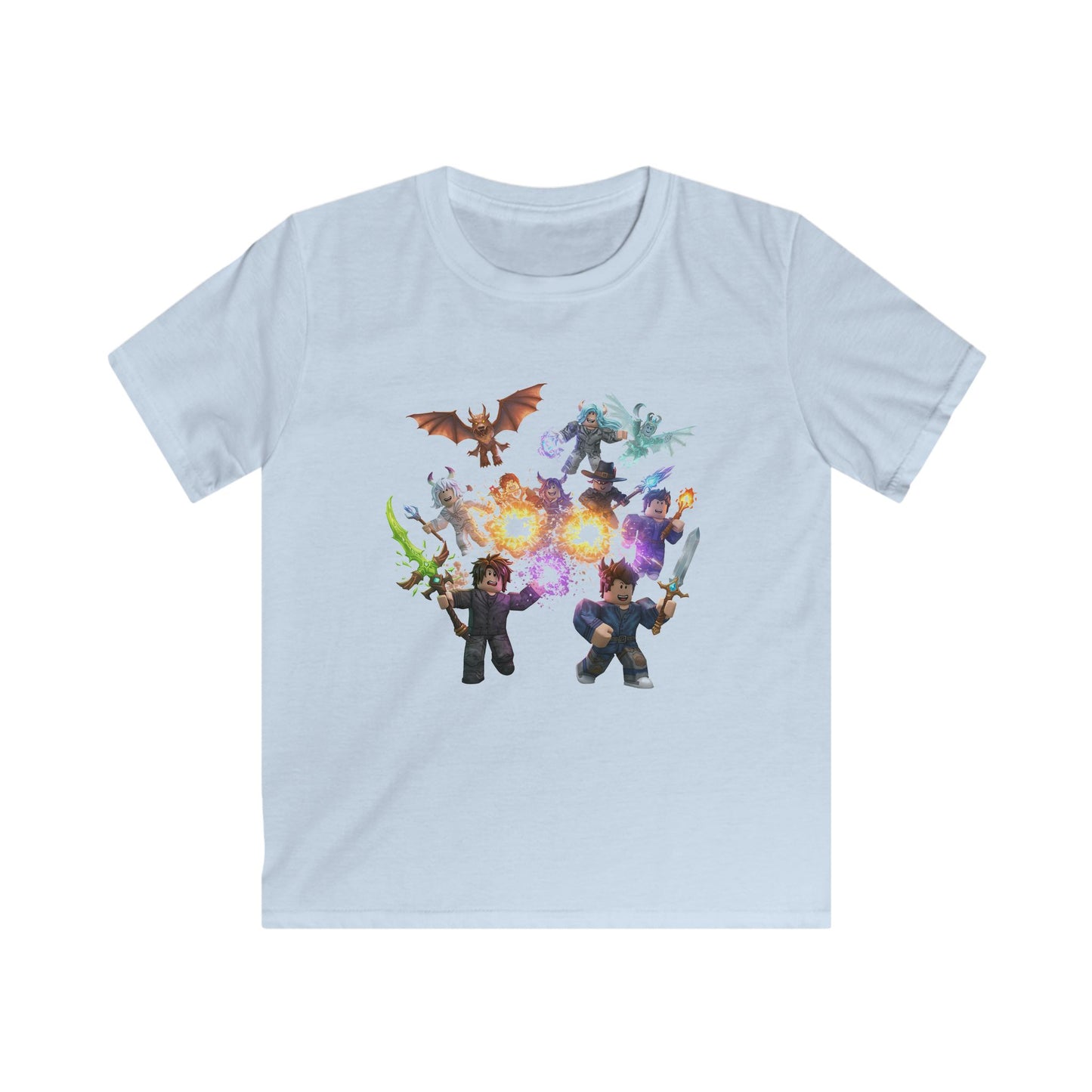 Pixel Pals Adventure Kids Tee - Voxel Style #26