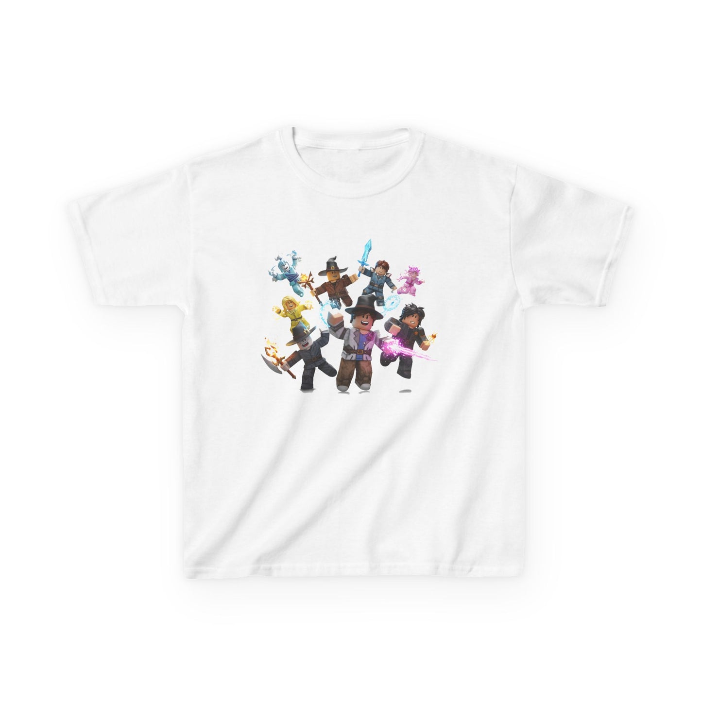 Pixel Pals Playground: Kids' Trendy Cotton Tee
