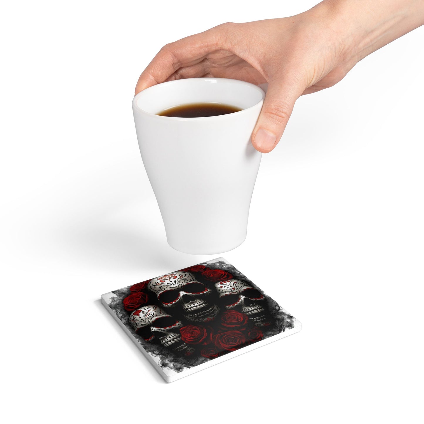 LaCatrina Edge: Bold Ceramic Coaster
