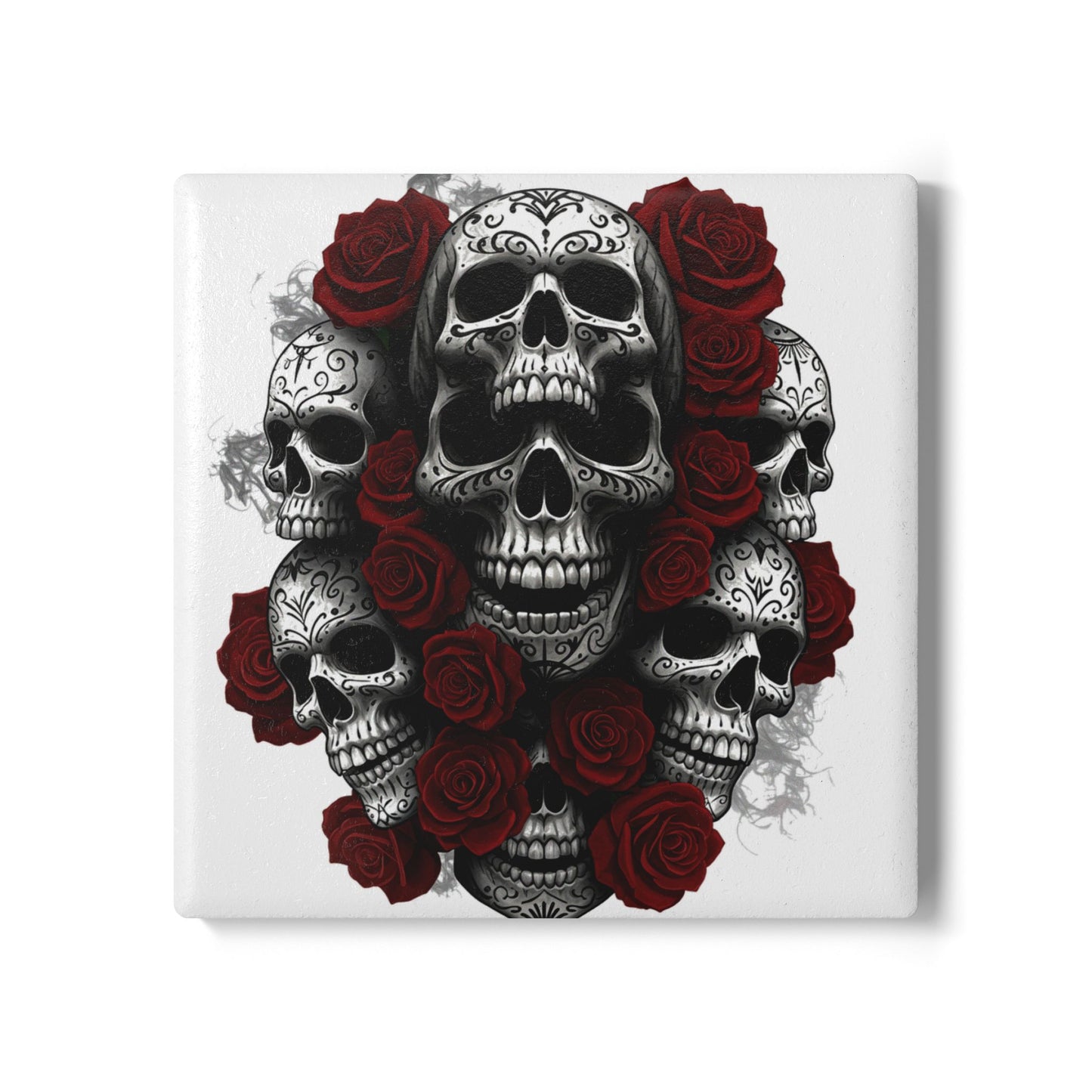 LaCatrina Edge: #21 Ceramic Coaster - Bold & Mysterious