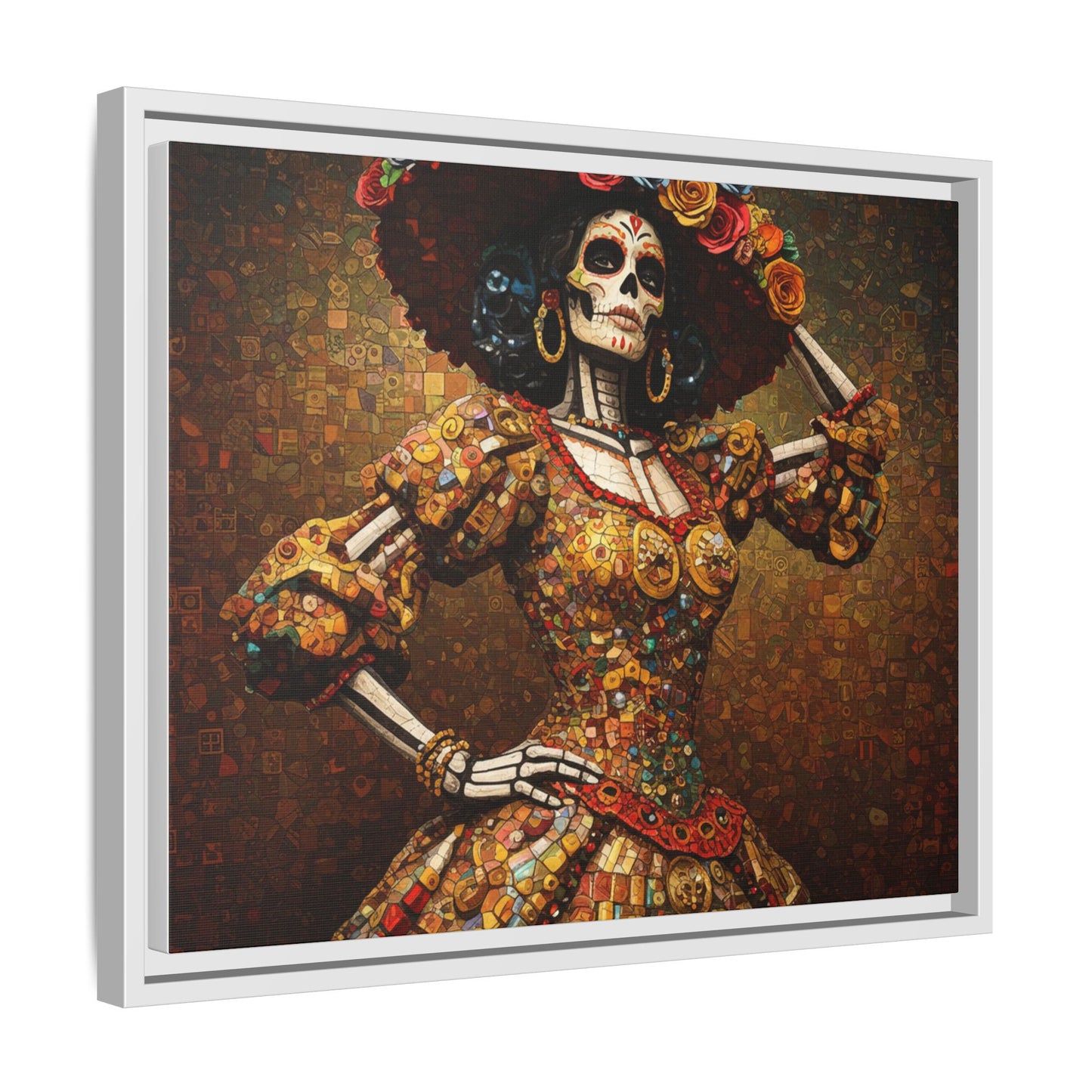LaCatrina Essence #24 - Professional Multi-Color Framed Matte Canvas