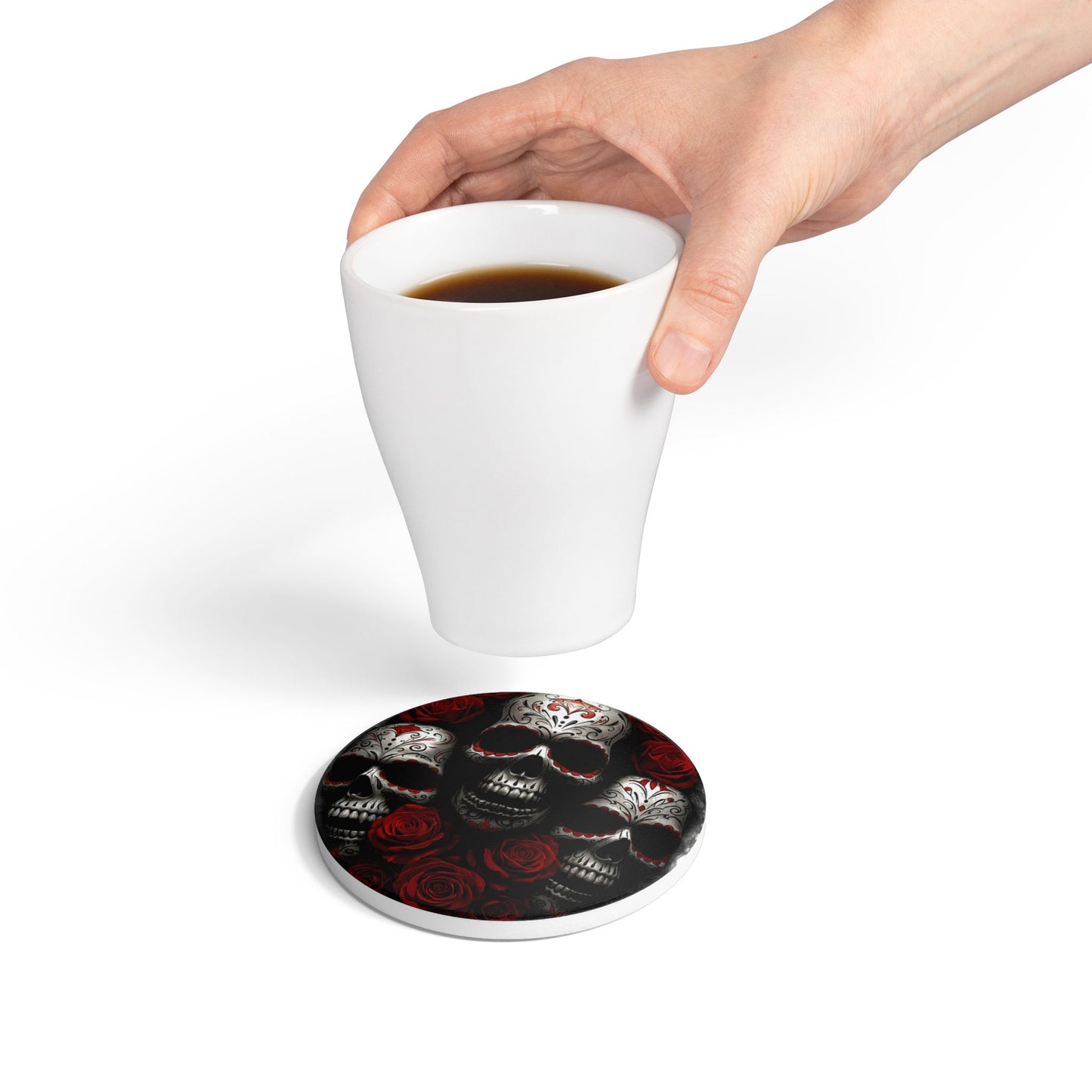 LaCatrina Edge: Bold Ceramic Coaster