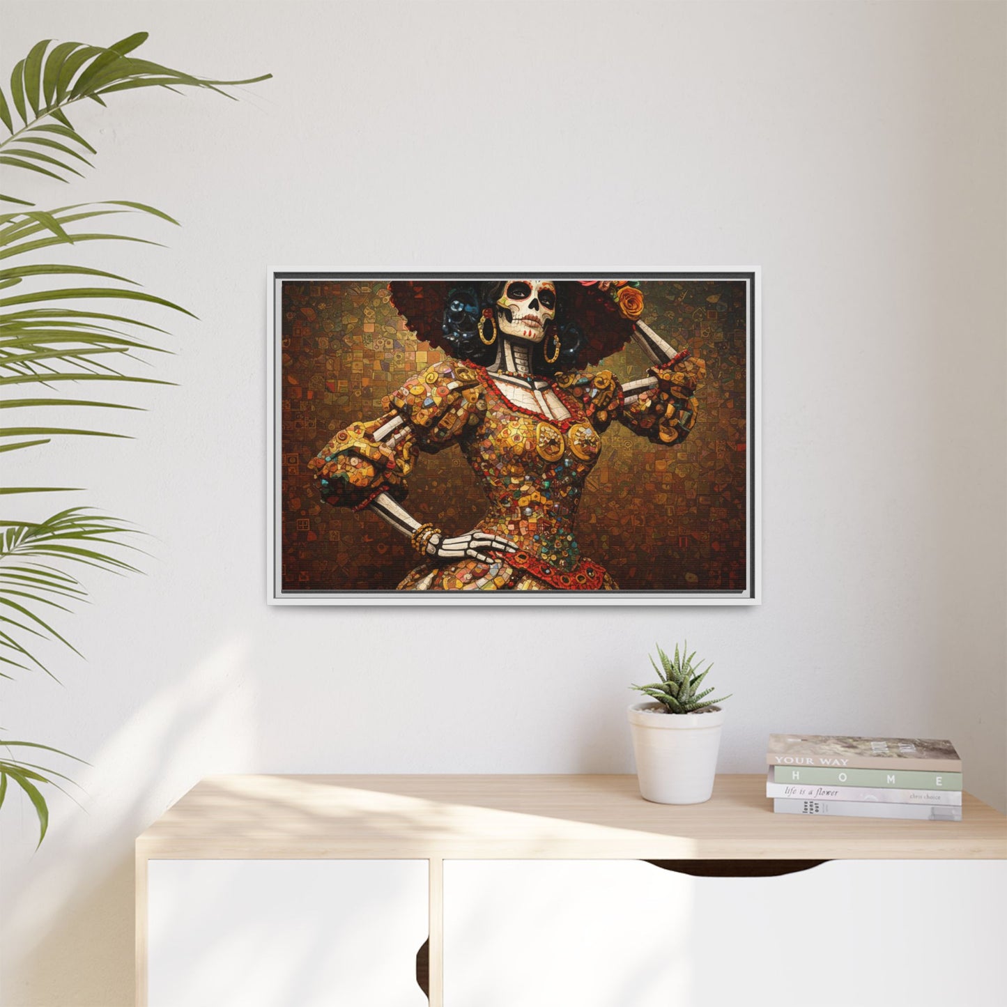 LaCatrina Essence #24 - Professional Multi-Color Framed Matte Canvas
