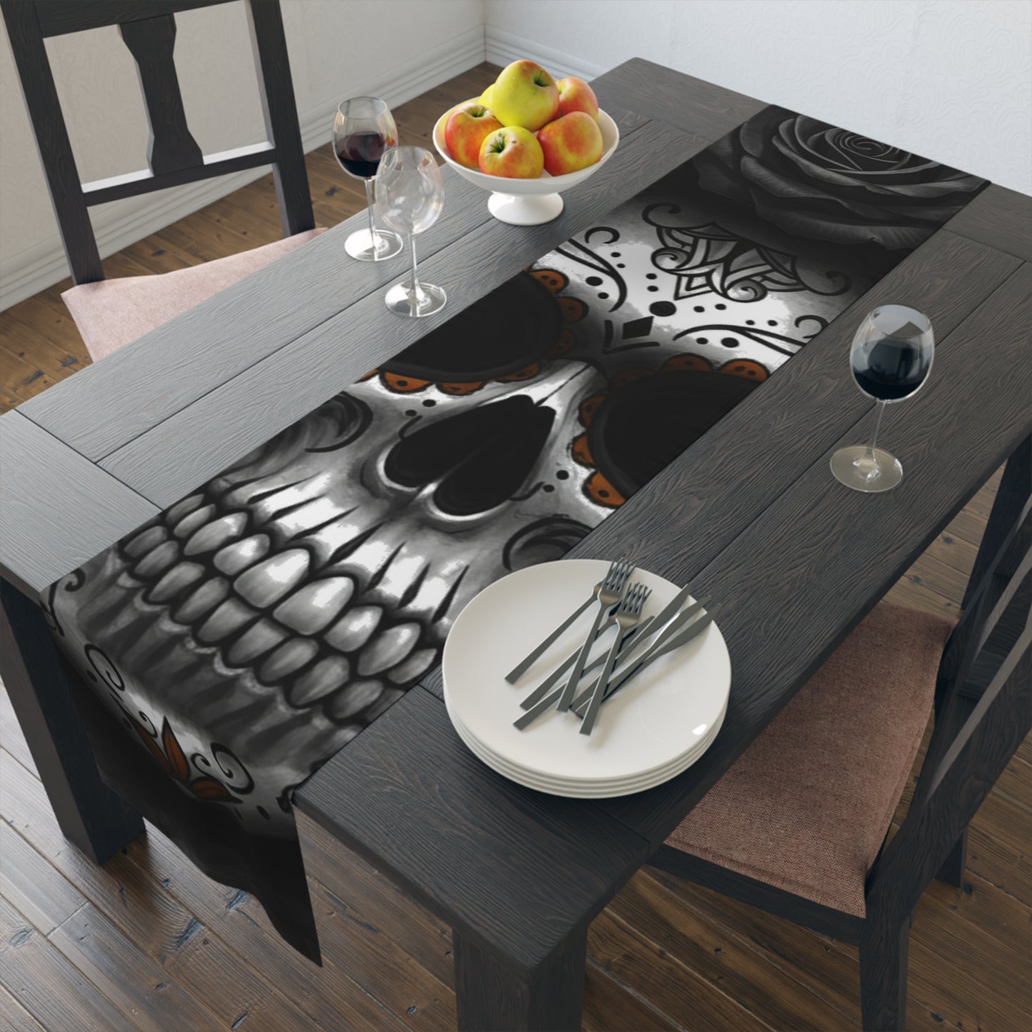 LaCatrina Edge: Bold & Mysterious Table Runner
