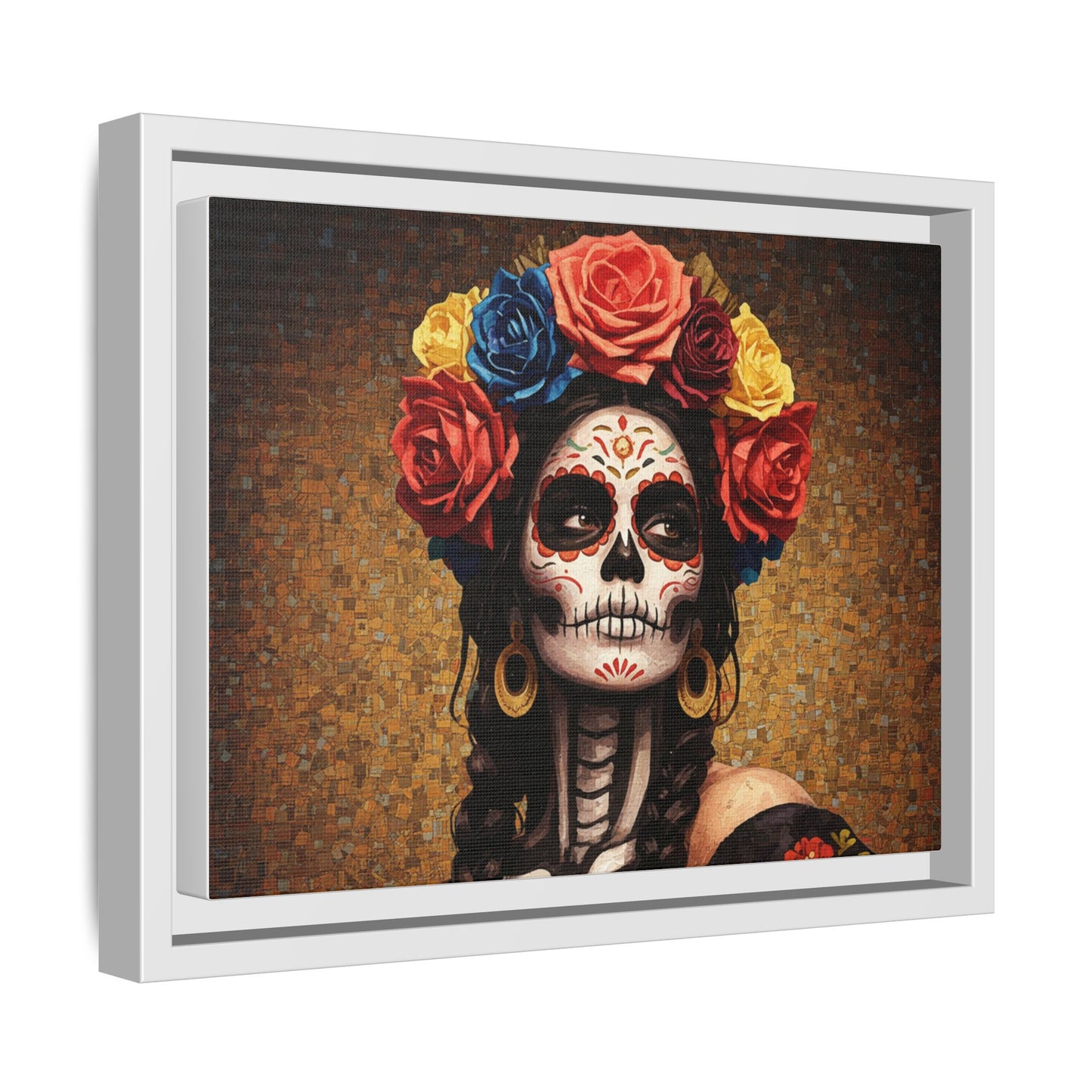 LaCatrina Elegance #15: Multicolor Matte Framed Canvas