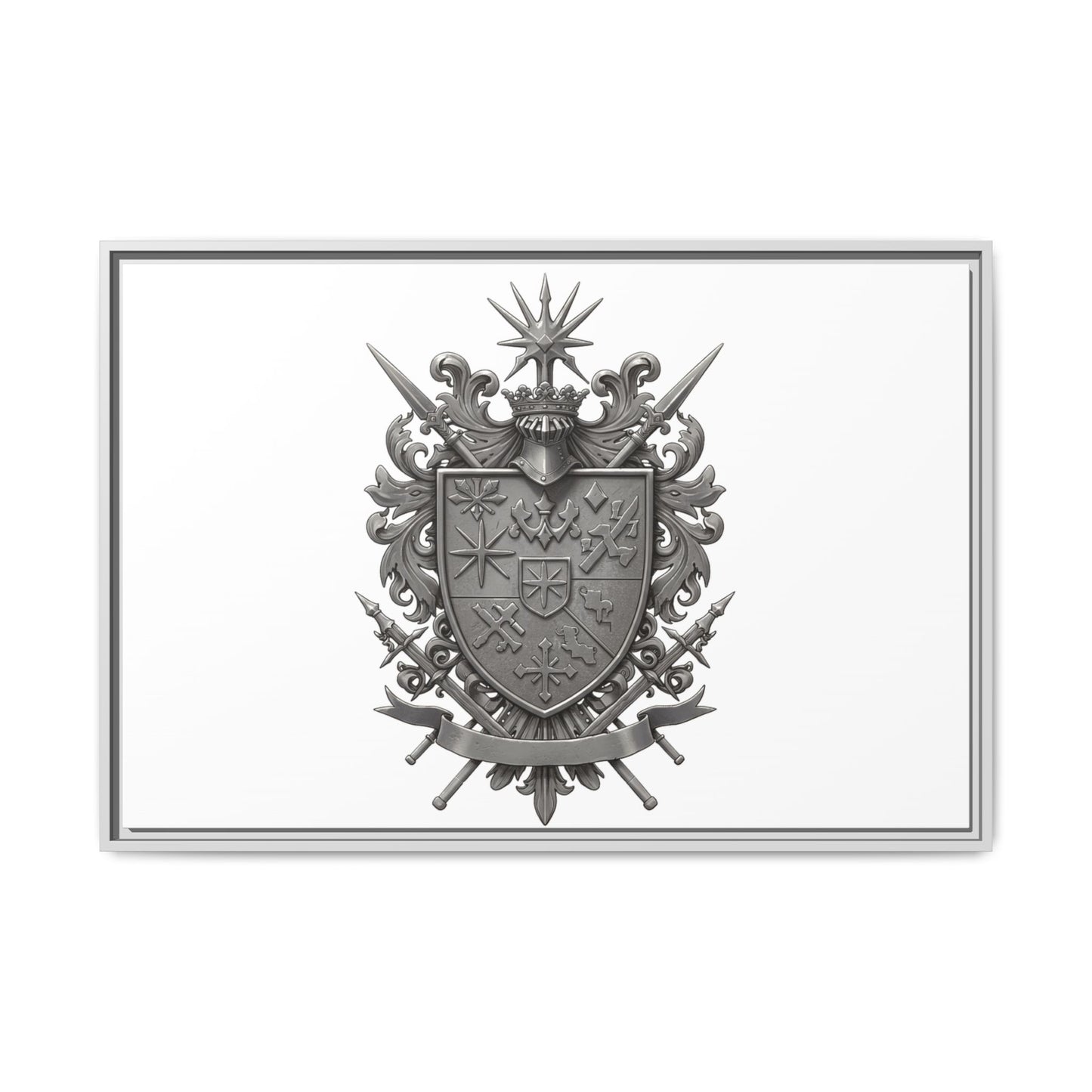 Elegant Guild #8 - Professional Multi-Color Framed Canvas