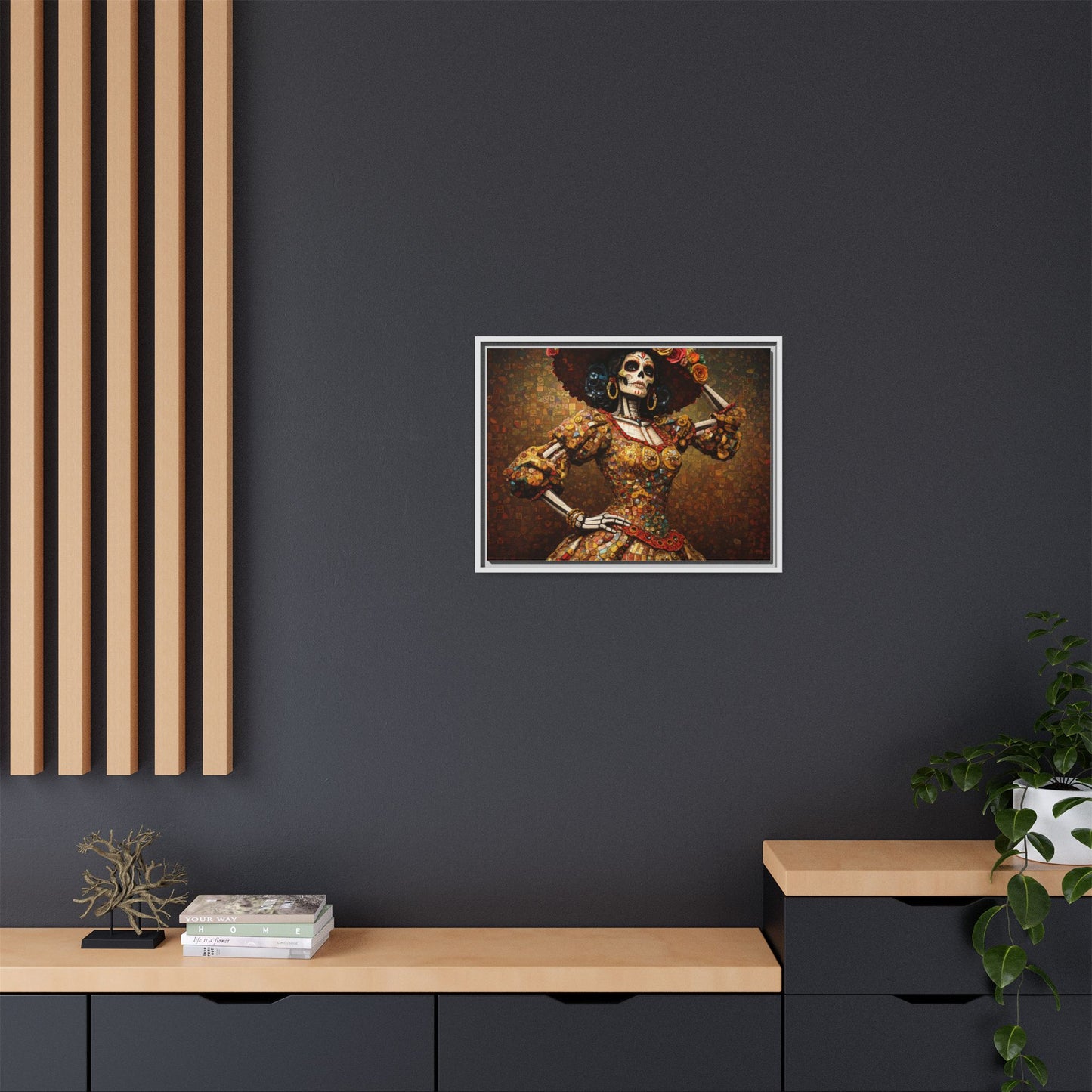 LaCatrina Essence #24 - Professional Multi-Color Framed Matte Canvas