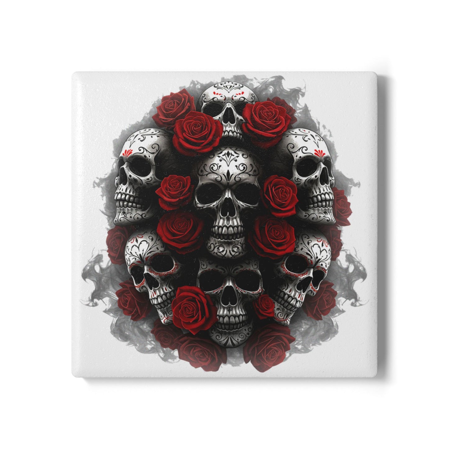 LaCatrina Edge: Daring Ceramic Coaster #19