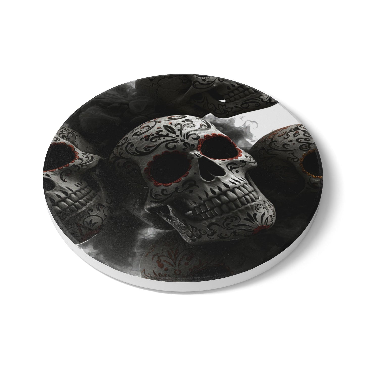 LaCatrina Edge: Ceramic Coaster - Bold & Daring Design