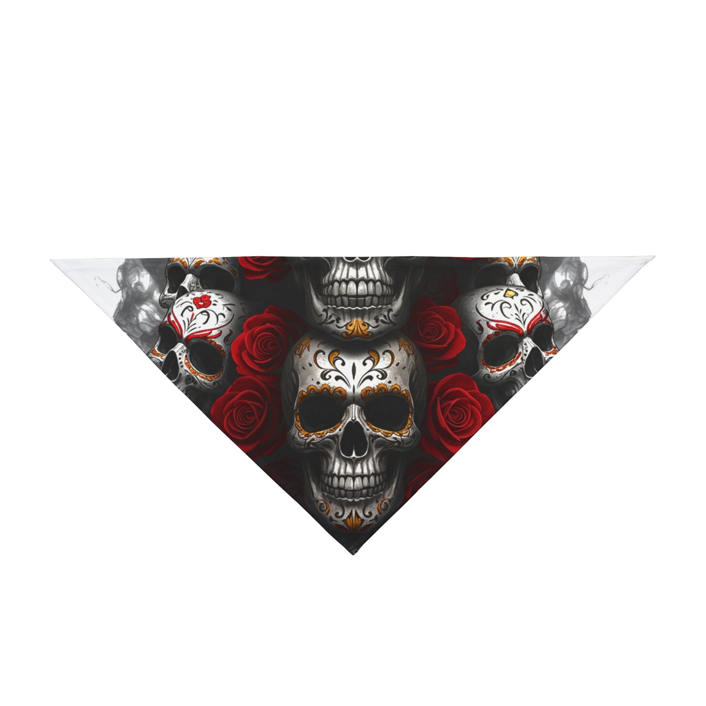 LaCatrina Edge: Chic Skull Pet Bandana