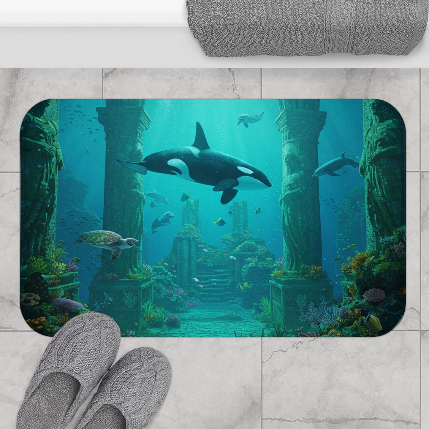 Atlantis Escape Casual Bath Mat