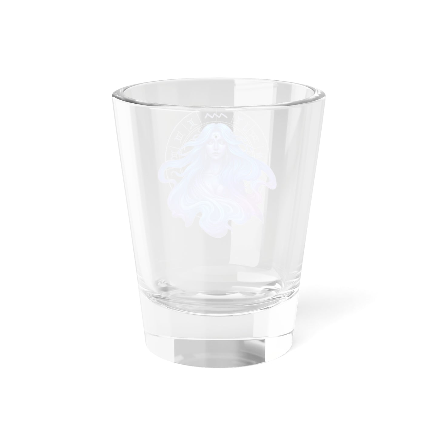Aquarius Vibes 1.5oz Trendy Zodiac Shot Glass