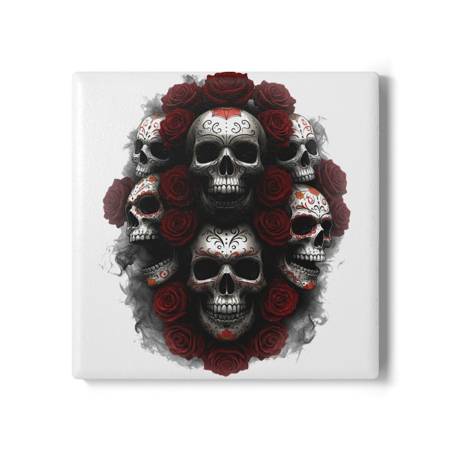 LaCatrina Edge: #39 Ceramic Coaster – Daring Décor