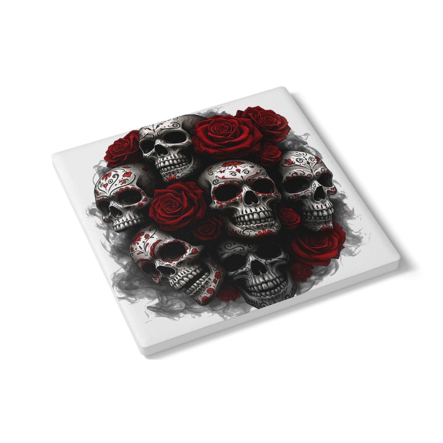 LaCatrina Edge: Ceramic Coaster – Style #22