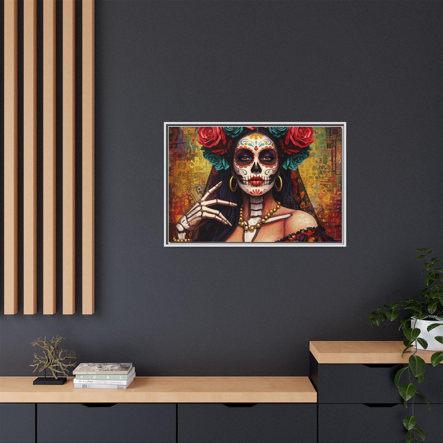 LaCatrina Elegance: Professional Multi-Color Framed Matte Canvas #9