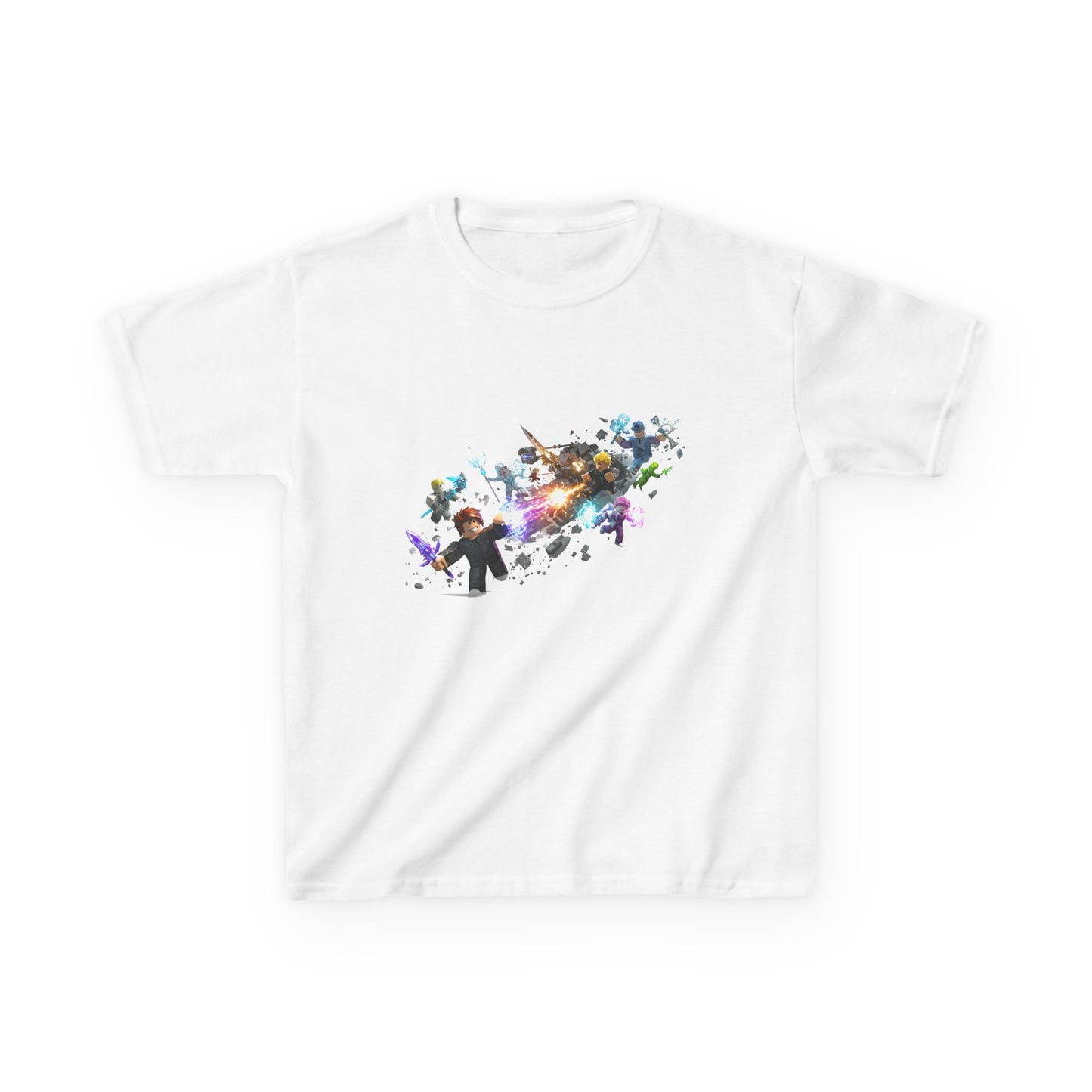 Kids Voxel Adventure Heavy Cotton Tee - Trendy Style Edition
