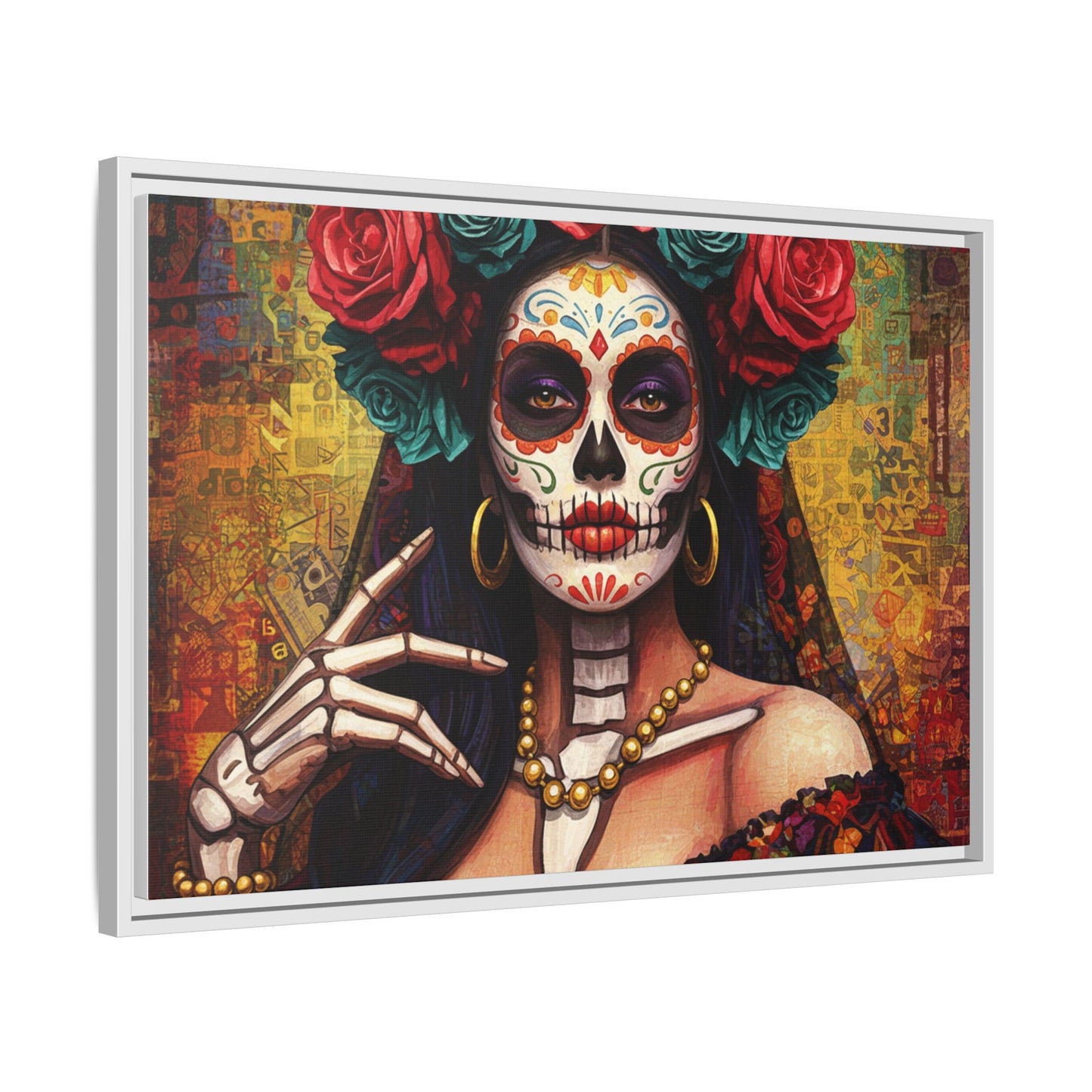 LaCatrina Elegance: Professional Multi-Color Framed Matte Canvas #9