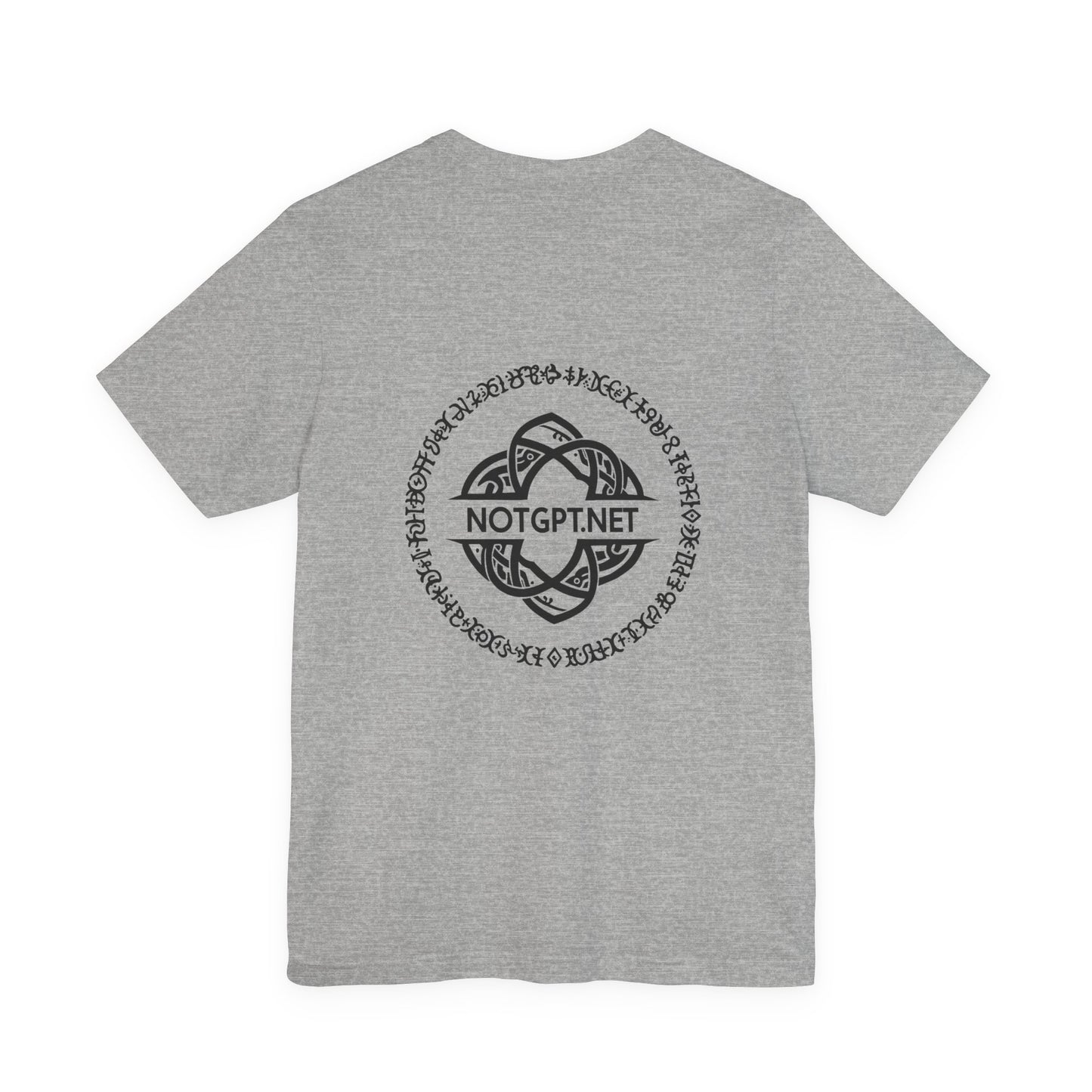 Guild Emblem Fusion Tee - Trendy Unisex Jersey with Unique Sleeve Print