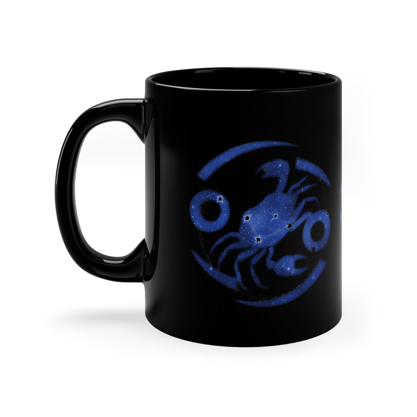 Zodiac Cancer Coffee Mug, Astrology Birthday Gift, 11oz Horoscope Mug, Celestial Crab Design, Unique Gift for Cancer Lovers