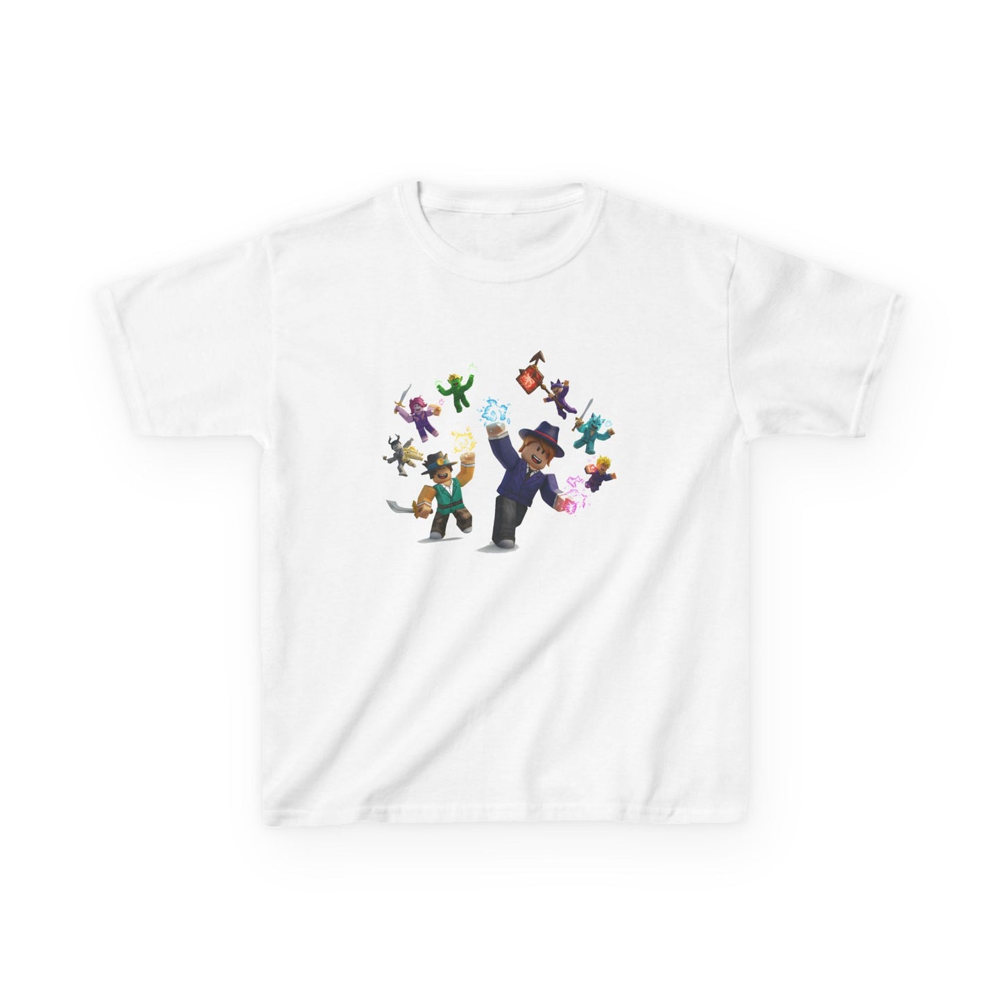 Voxel Adventure Kids Tee - Trendy Pixel Art Edition
