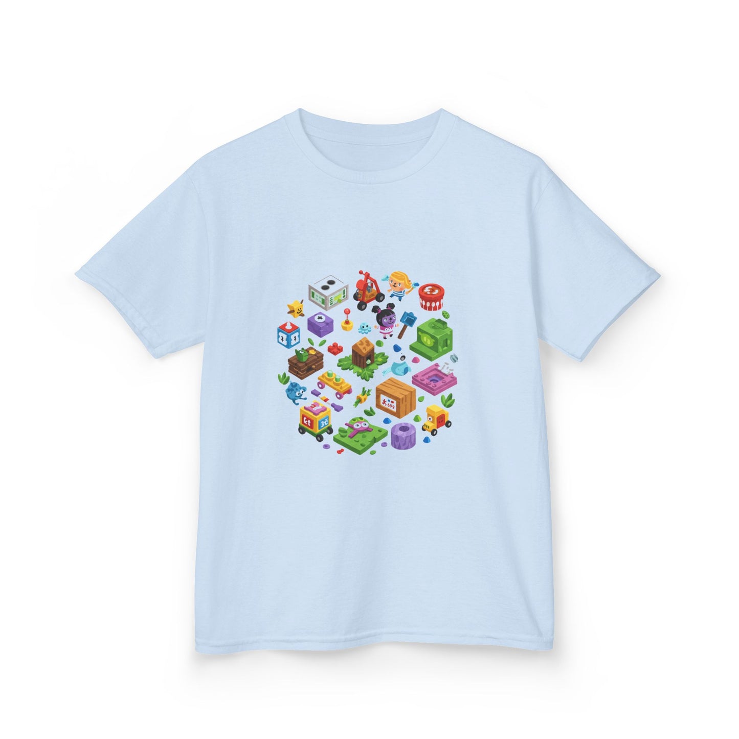 Level Up Your Style: Kids' Game-Inspired Cotton Tee