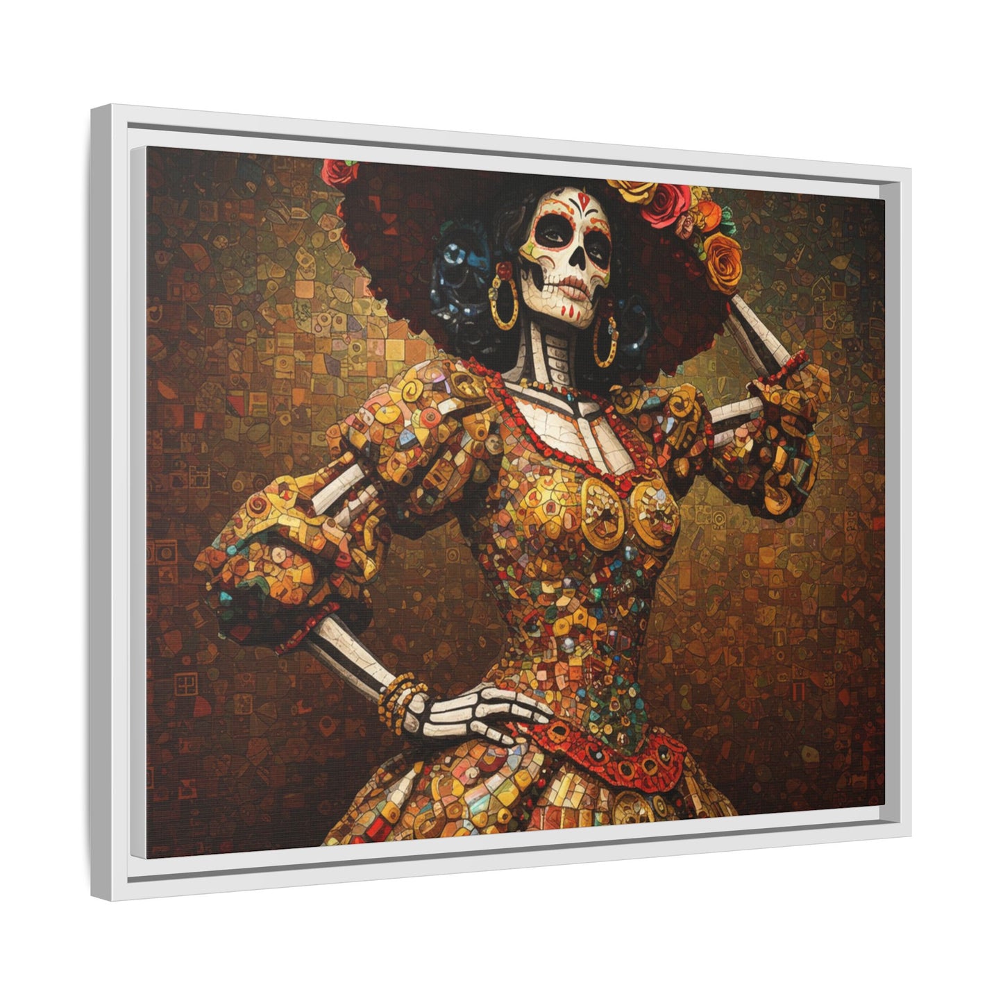 LaCatrina Essence #24 - Professional Multi-Color Framed Matte Canvas