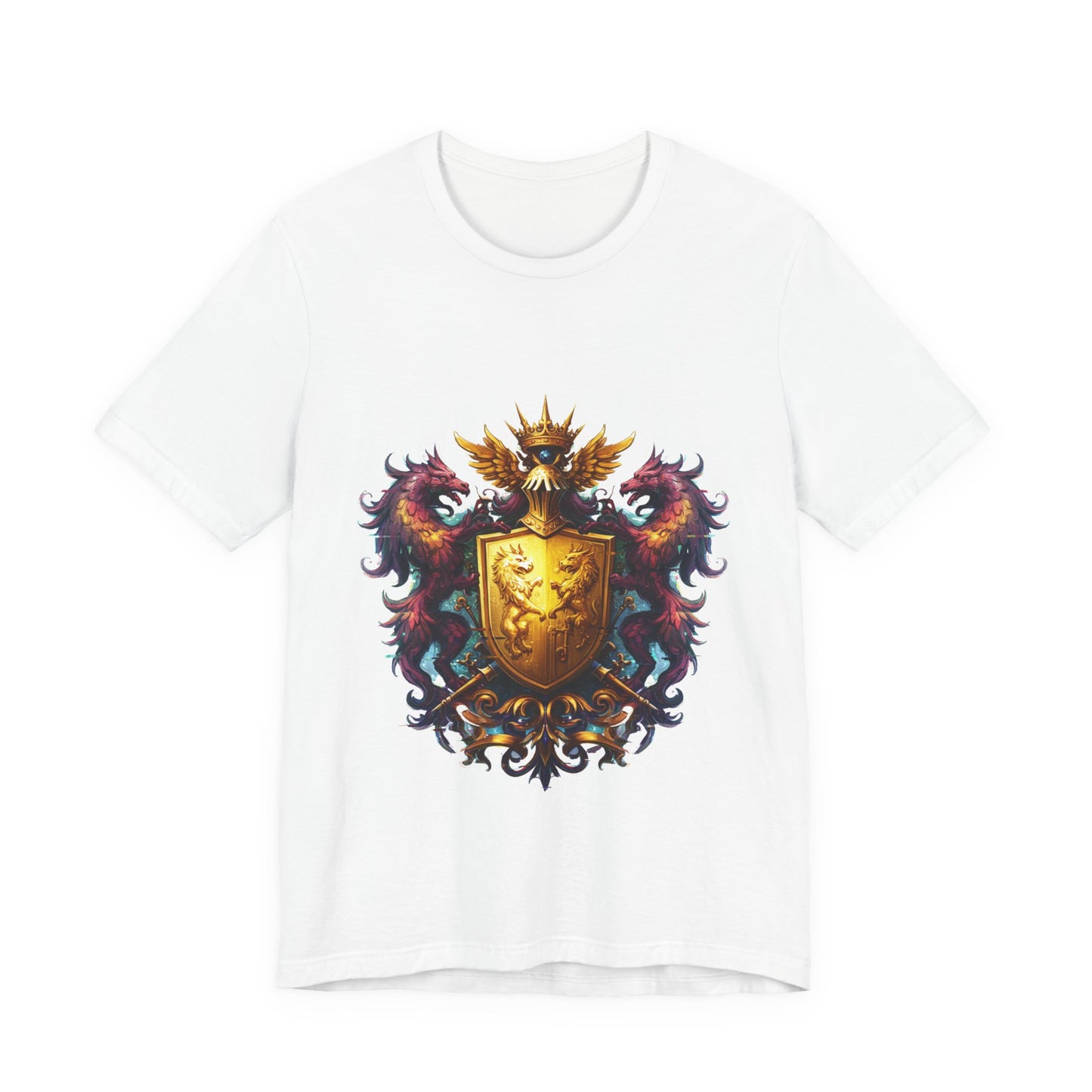Guild Emblem Fusion Tee - Trendy Unisex Jersey Style