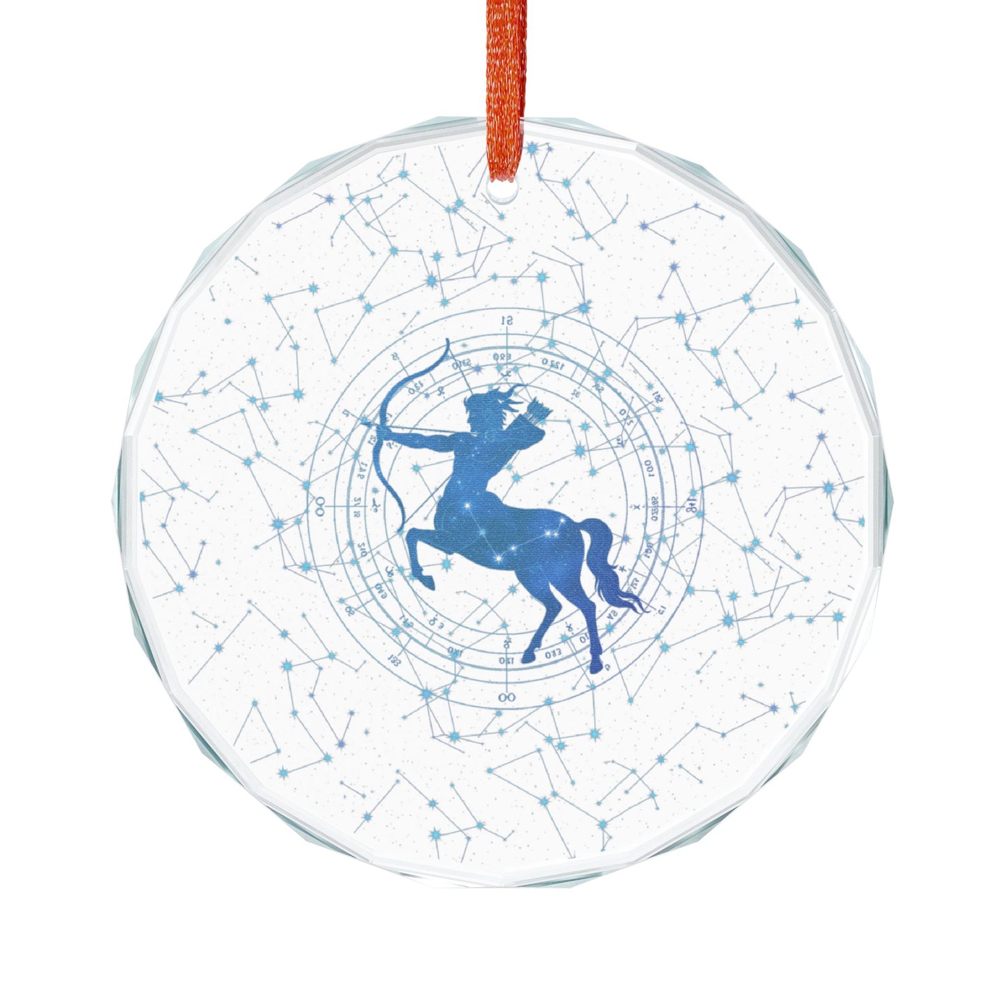 Sagittarius Edge - Dual Zodiac Crystal Ornament #12