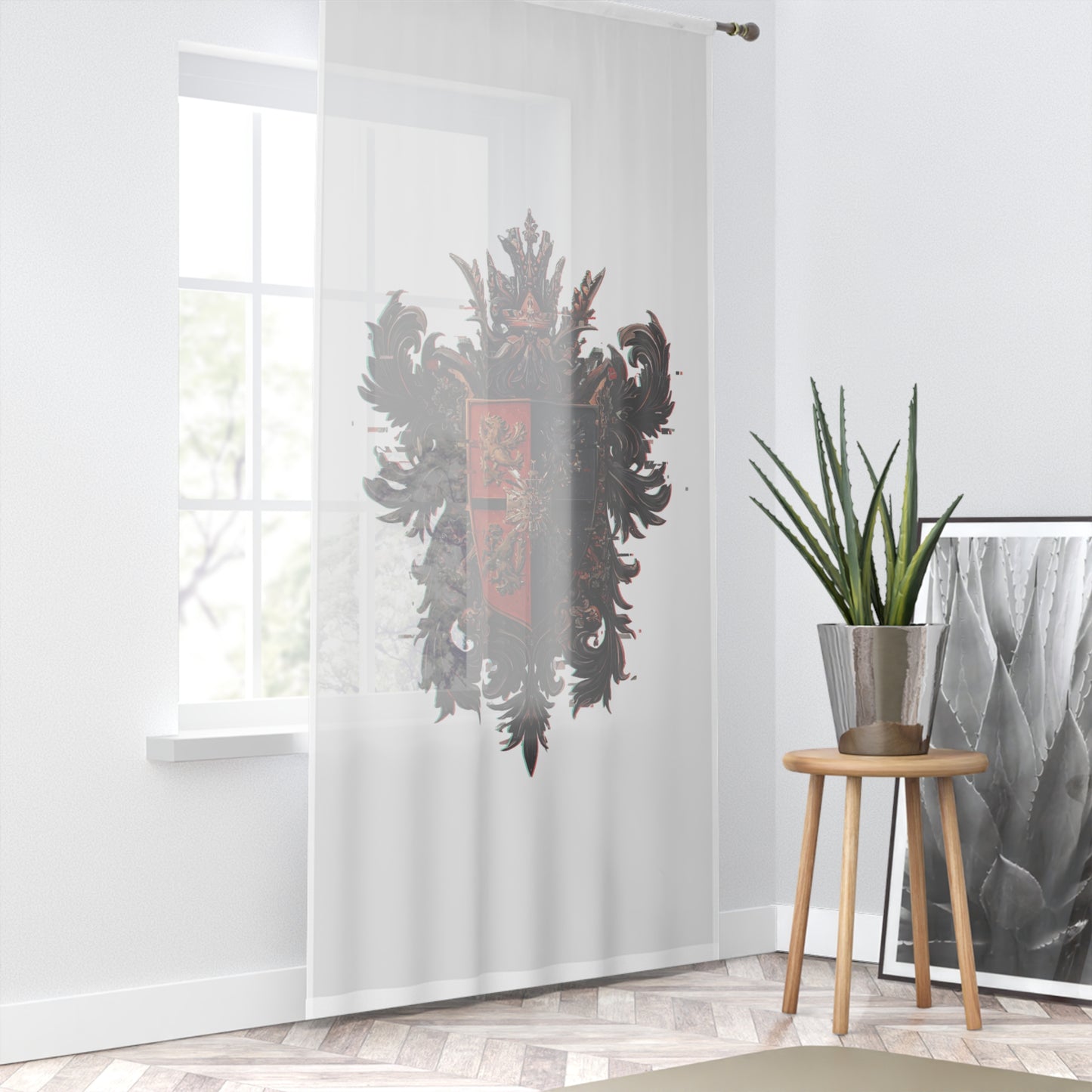 Majestic Emblem Trendy Window Curtain - Style #41