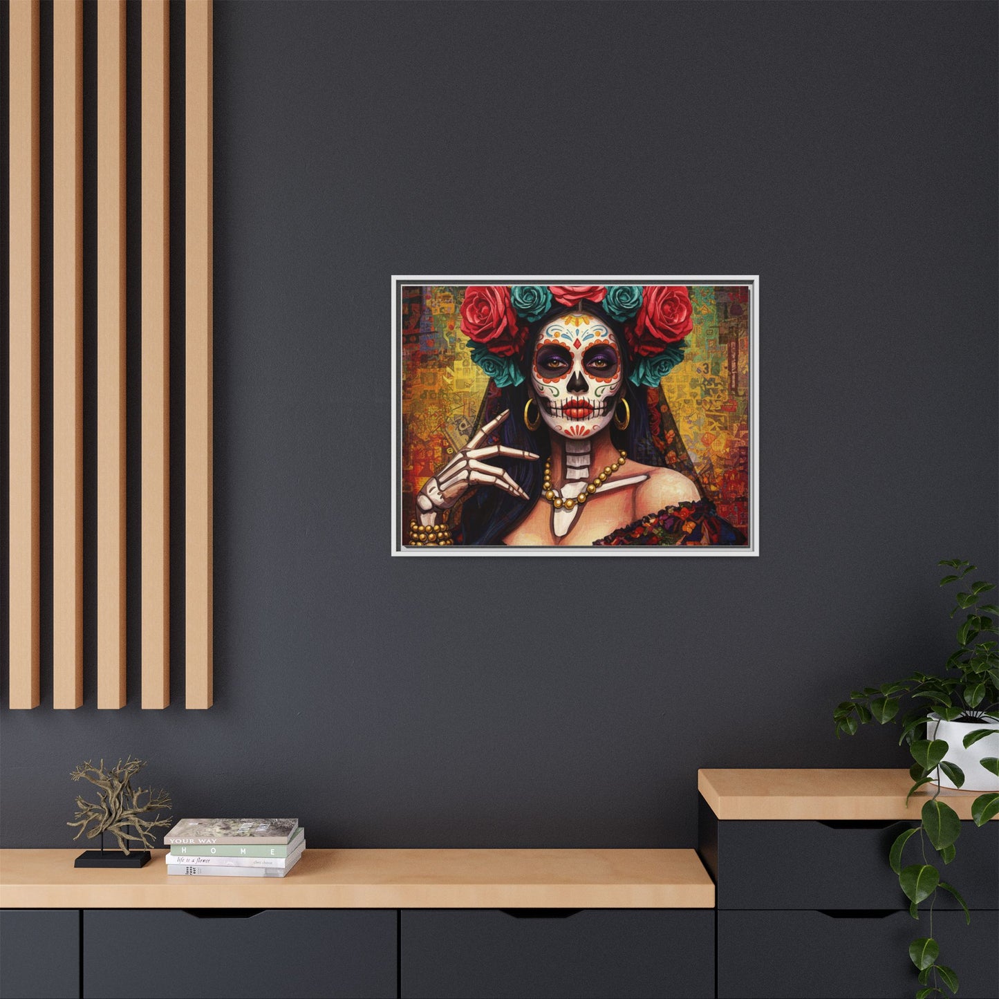 LaCatrina Elegance: Professional Multi-Color Framed Matte Canvas #9