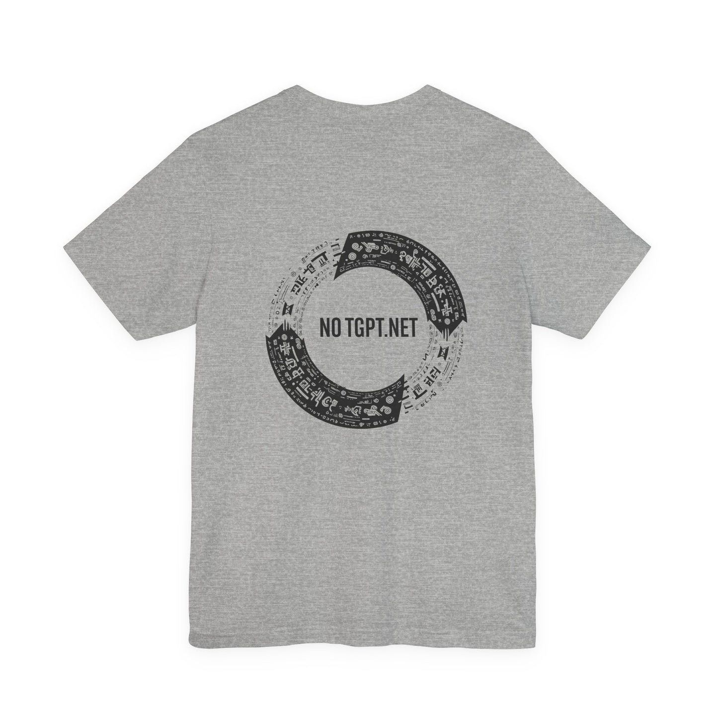 Glitch Heraldry Fusion Tee - Trendy Unisex Style